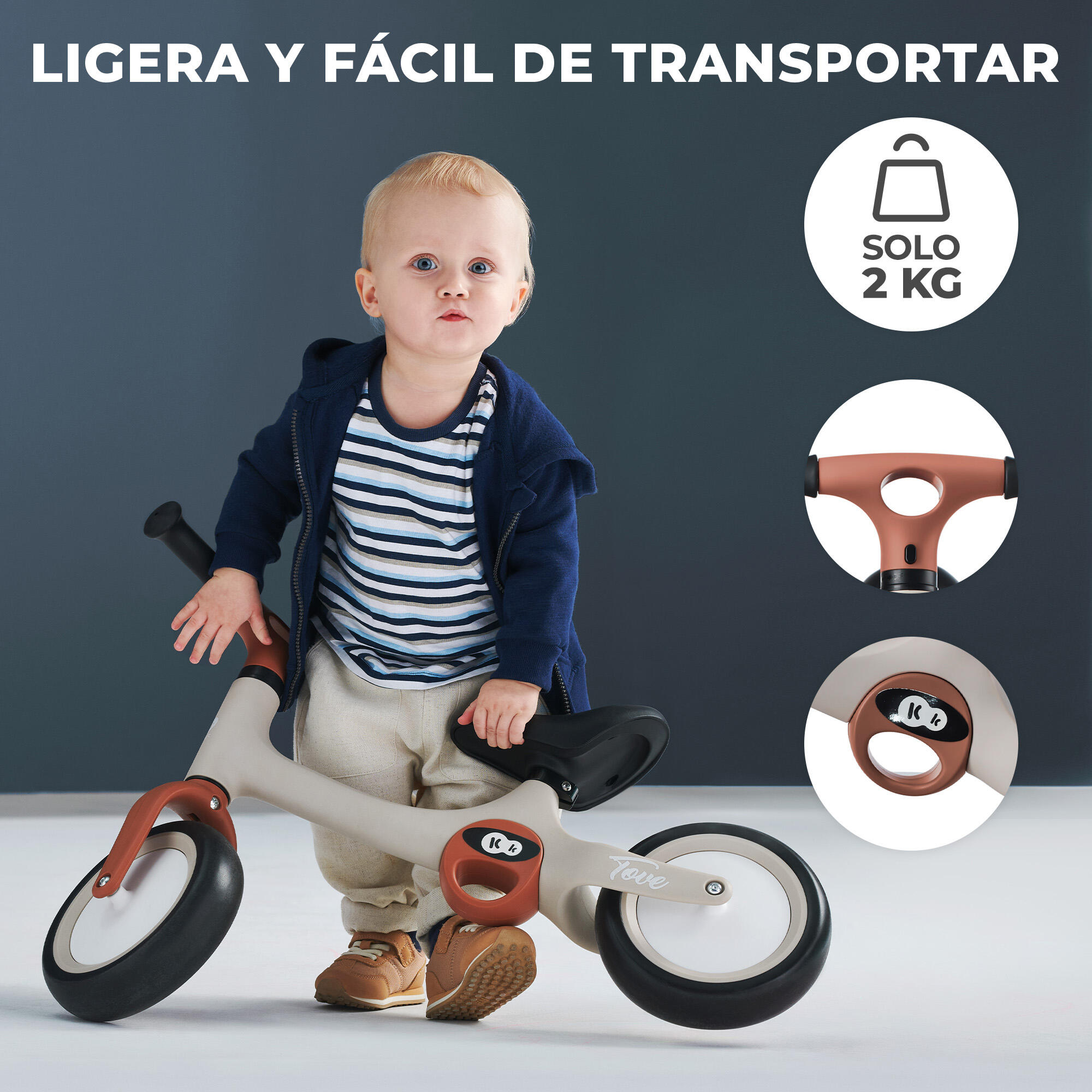 Bicicleta Infantil Kinderkraft TOVE summer mint - CD 8/8