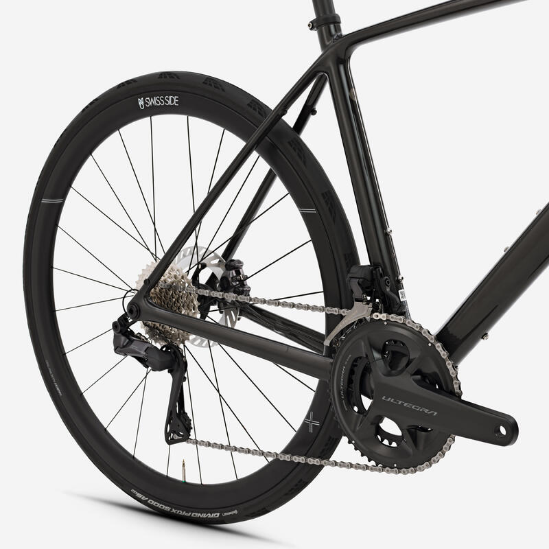 Bicicletă șosea Endurance, Shimano Ultegra Di2, EDR CF ULTRA Carbon brut