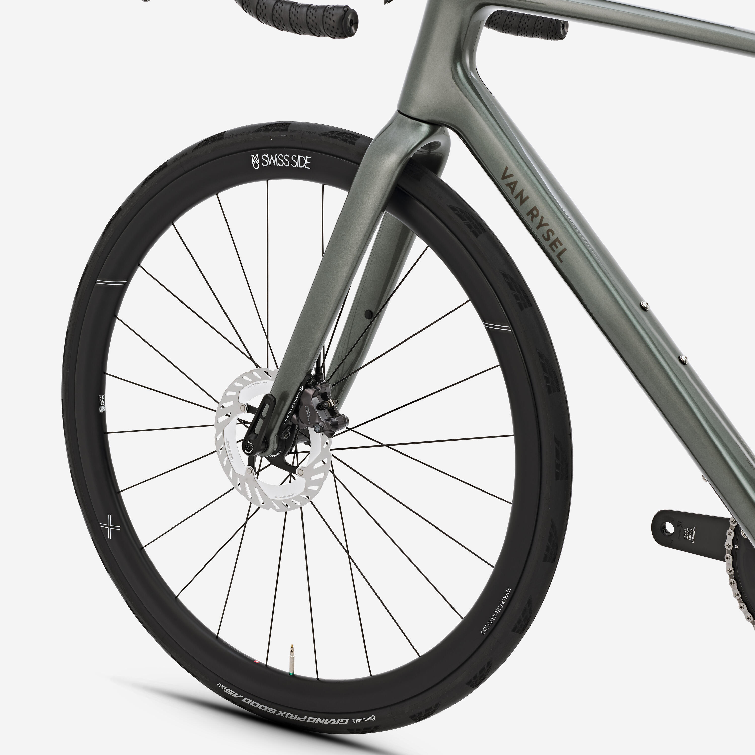 Endurance Rennrad EDR CF Ultra Shimano Ultegra Di2 grün/kaki