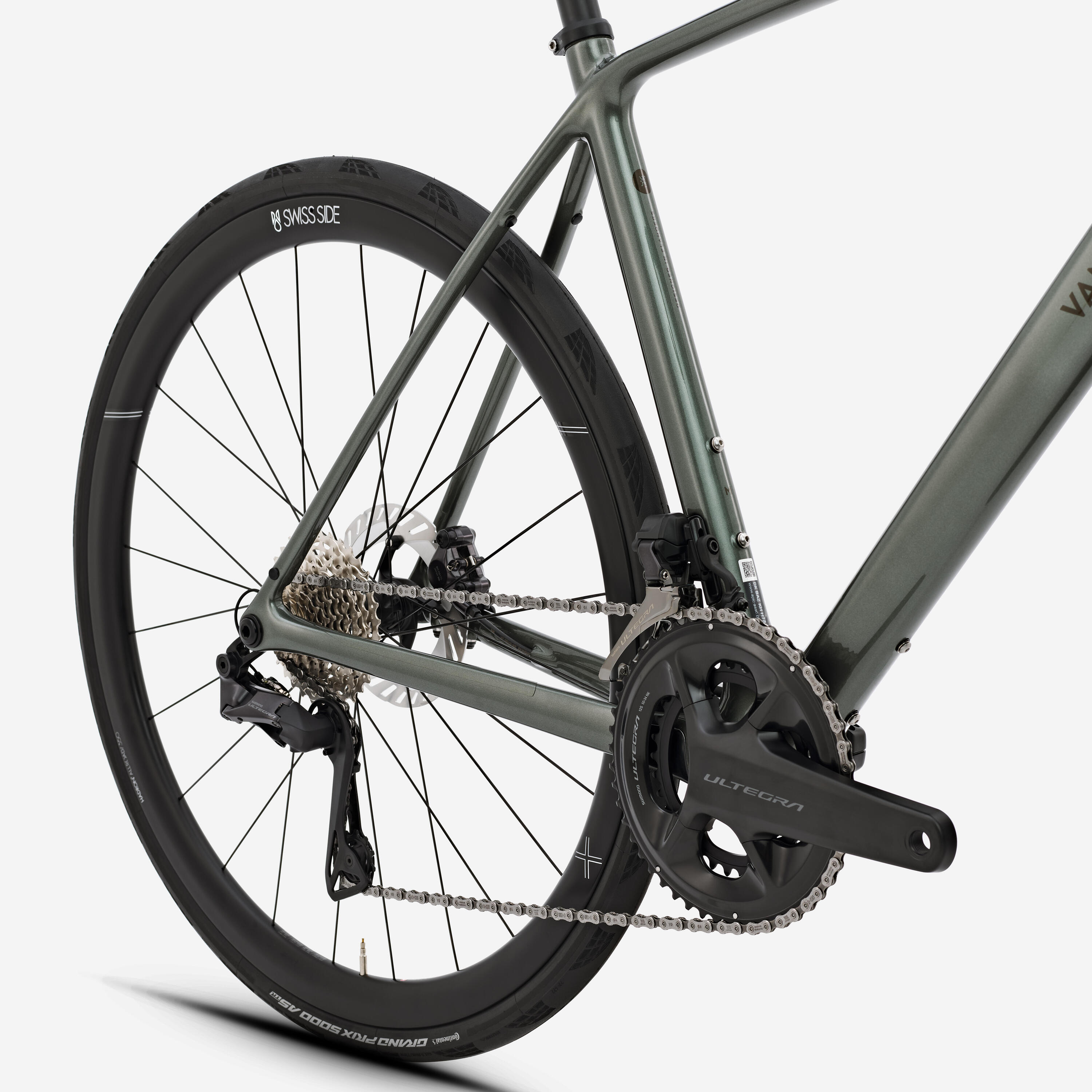 Endurance Rennrad EDR CF Ultra Shimano Ultegra Di2 grün/kaki