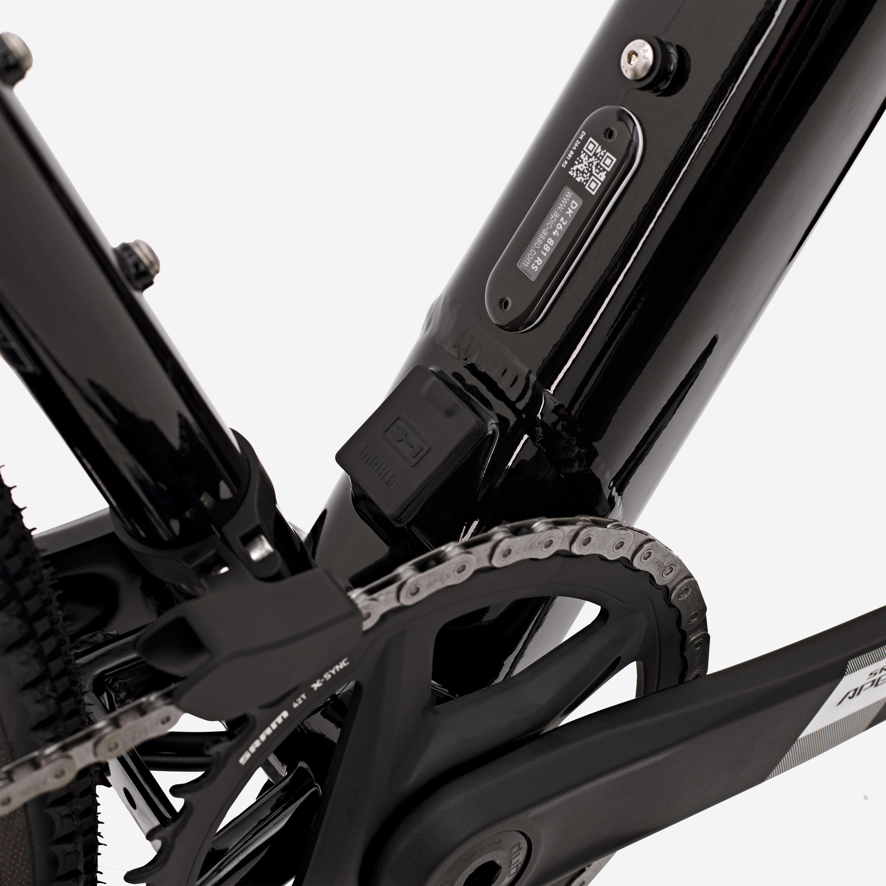 E-Gravelbike E-GRVL AF Mahle X35 SRAM Apex schwarz