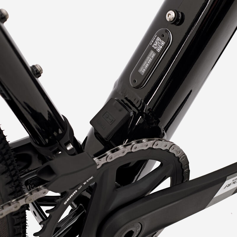 Bicicletă electrică gravel SRAM Apex 1x12v XPLR, E-GRVL AF HD Negru