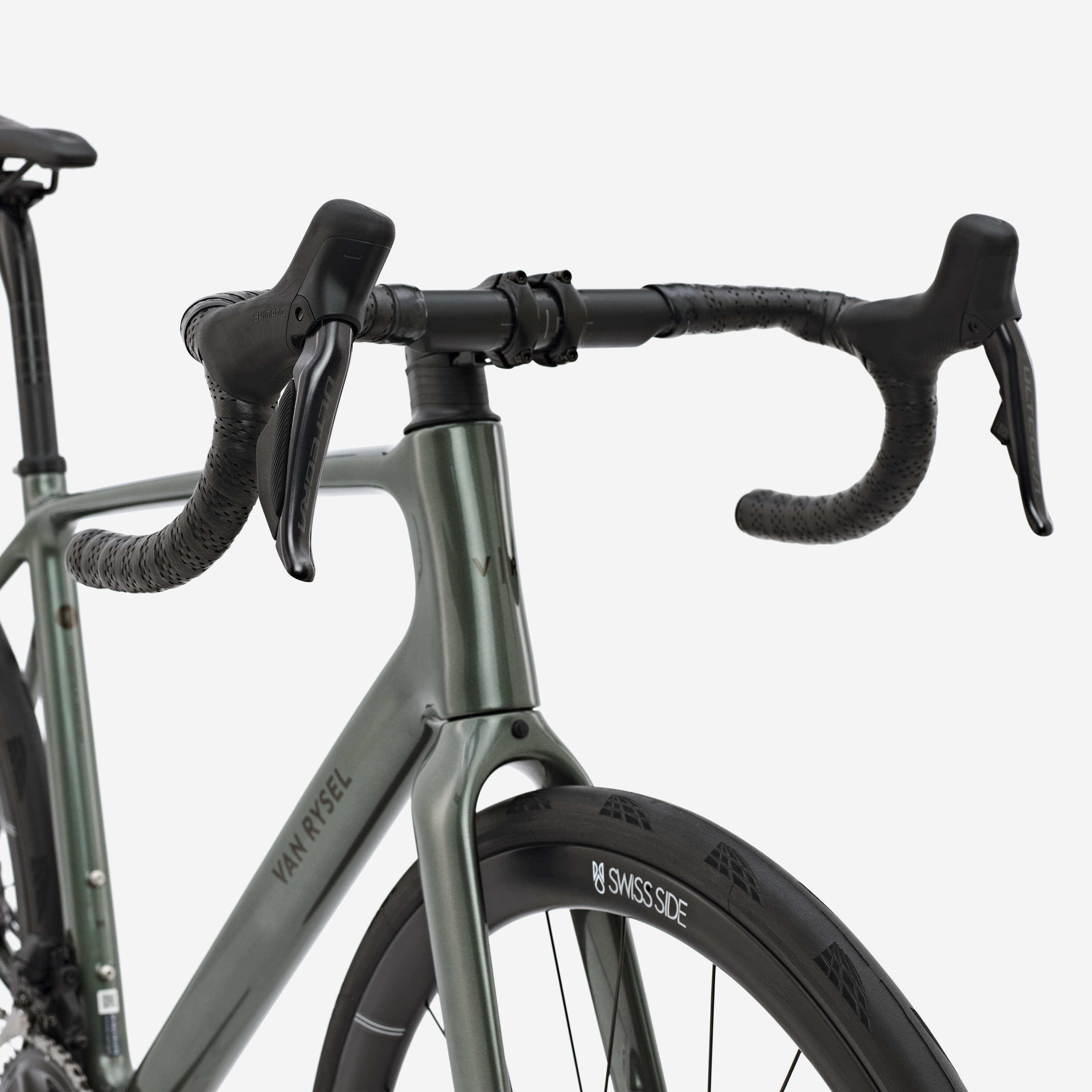 Endurance Rennrad EDR CF Ultra Shimano Ultegra Di2 grün/kaki