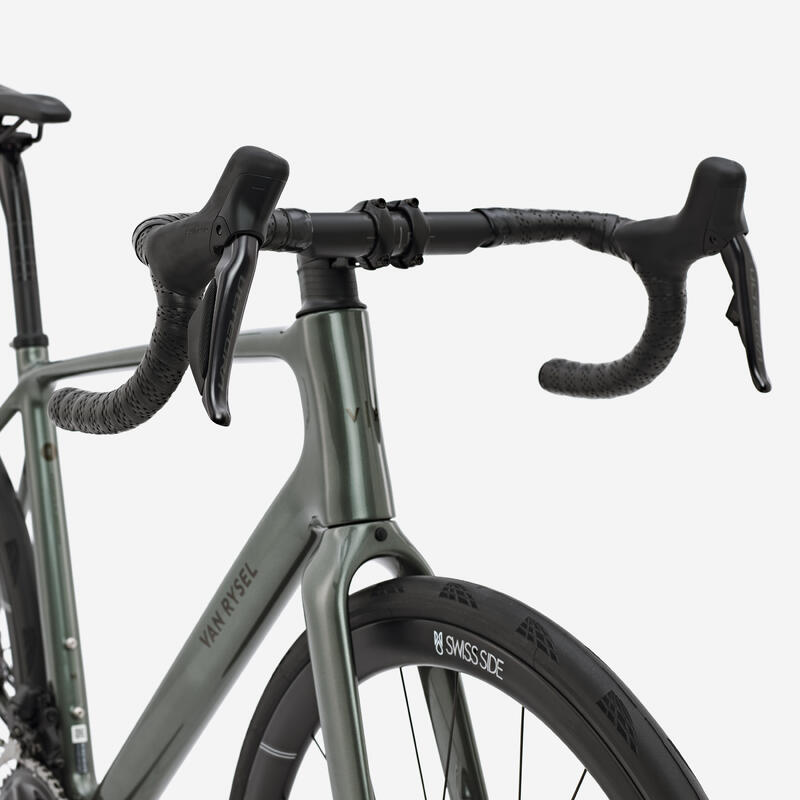 Bicicletă șosea Endurance Shimano Ultegra Di2, EDR CF ULTRA Verde Kaki