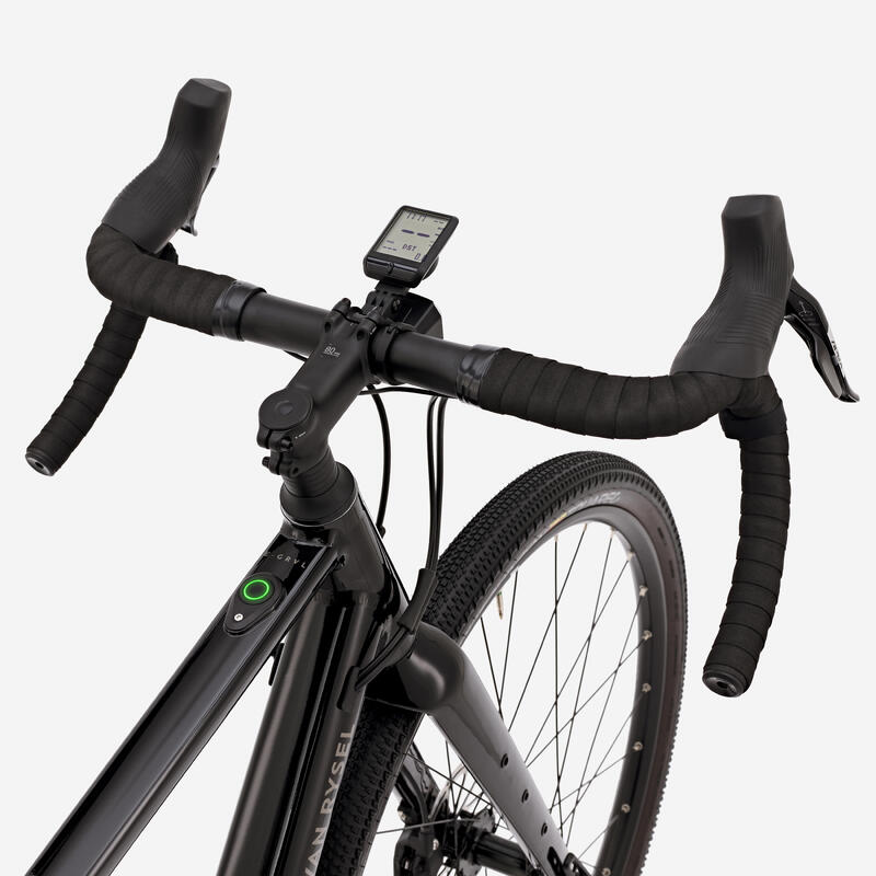 Bicicletă electrică gravel SRAM Apex 1x12v XPLR, E-GRVL AF HD Negru