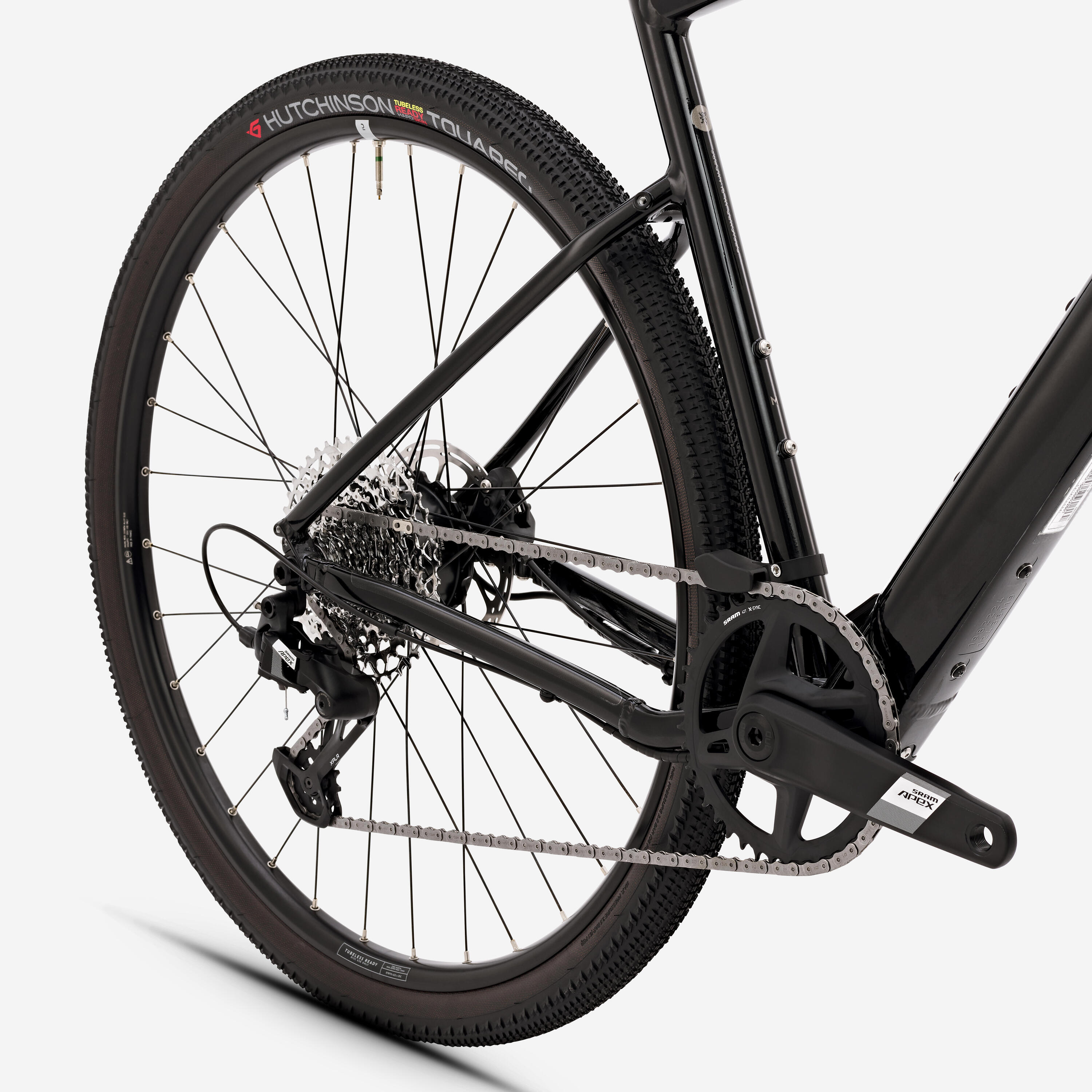 E-Gravelbike E-GRVL AF Mahle X35 SRAM Apex schwarz