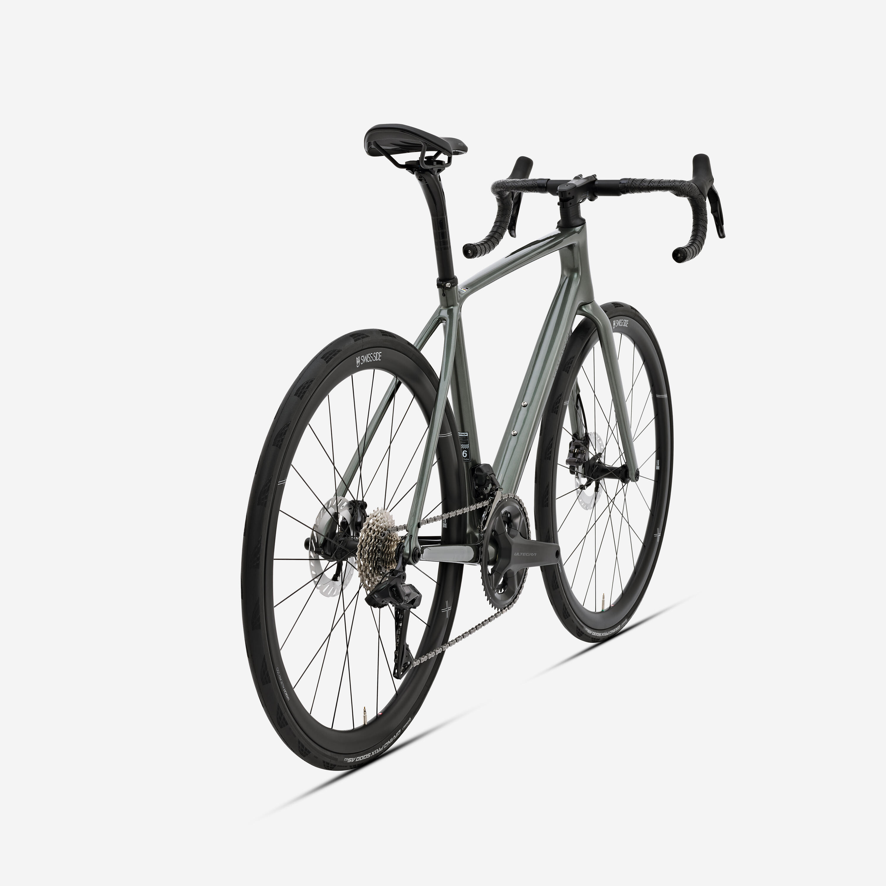Endurance Rennrad EDR CF Ultra Shimano Ultegra Di2 grün/kaki