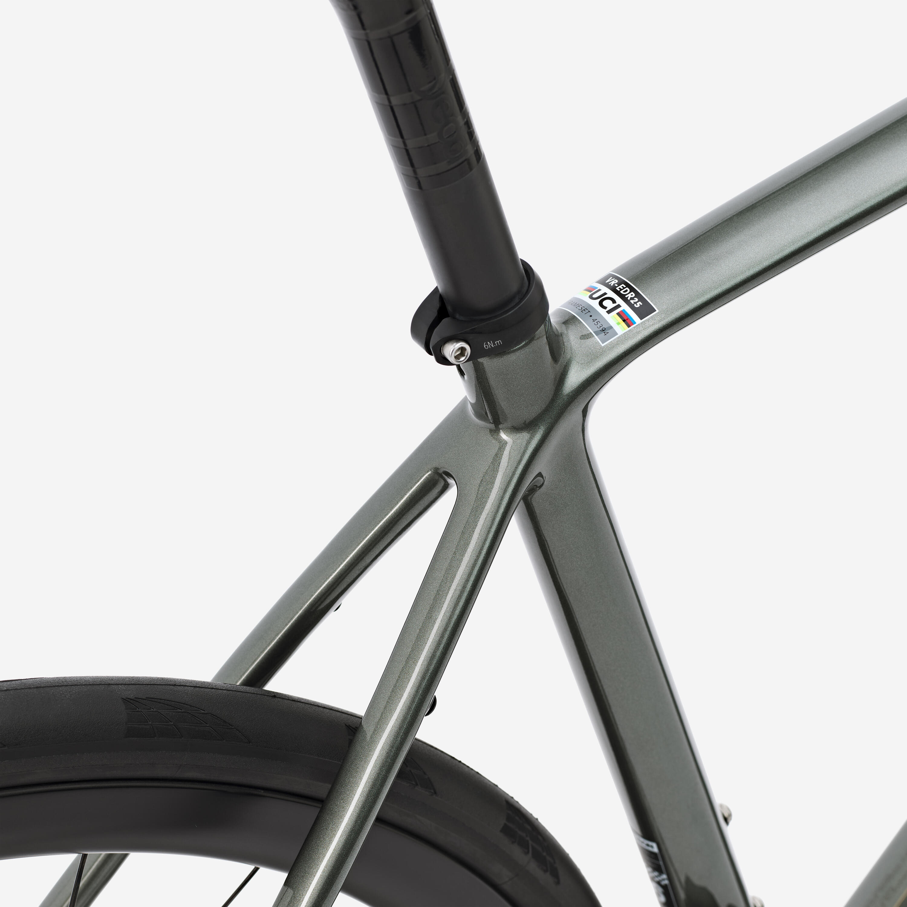 Endurance Rennrad EDR CF Ultra Shimano Ultegra Di2 grün/kaki