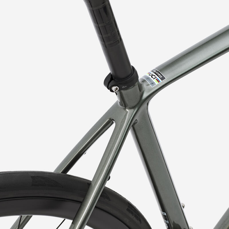 Bicicletă șosea Endurance Shimano Ultegra Di2, EDR CF ULTRA Verde Kaki