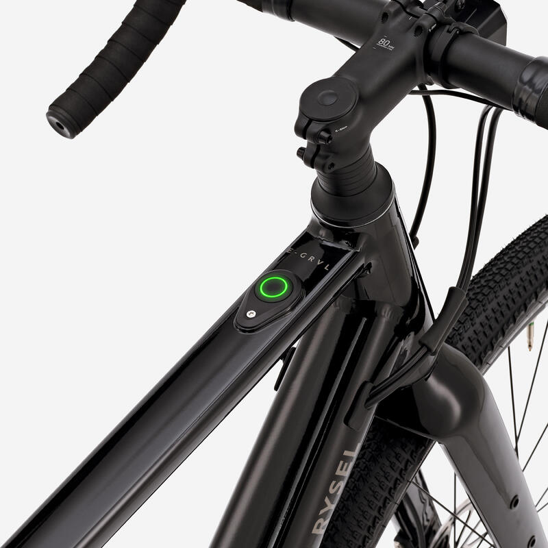 Bicicletă electrică gravel SRAM Apex 1x12v XPLR, E-GRVL AF HD Negru
