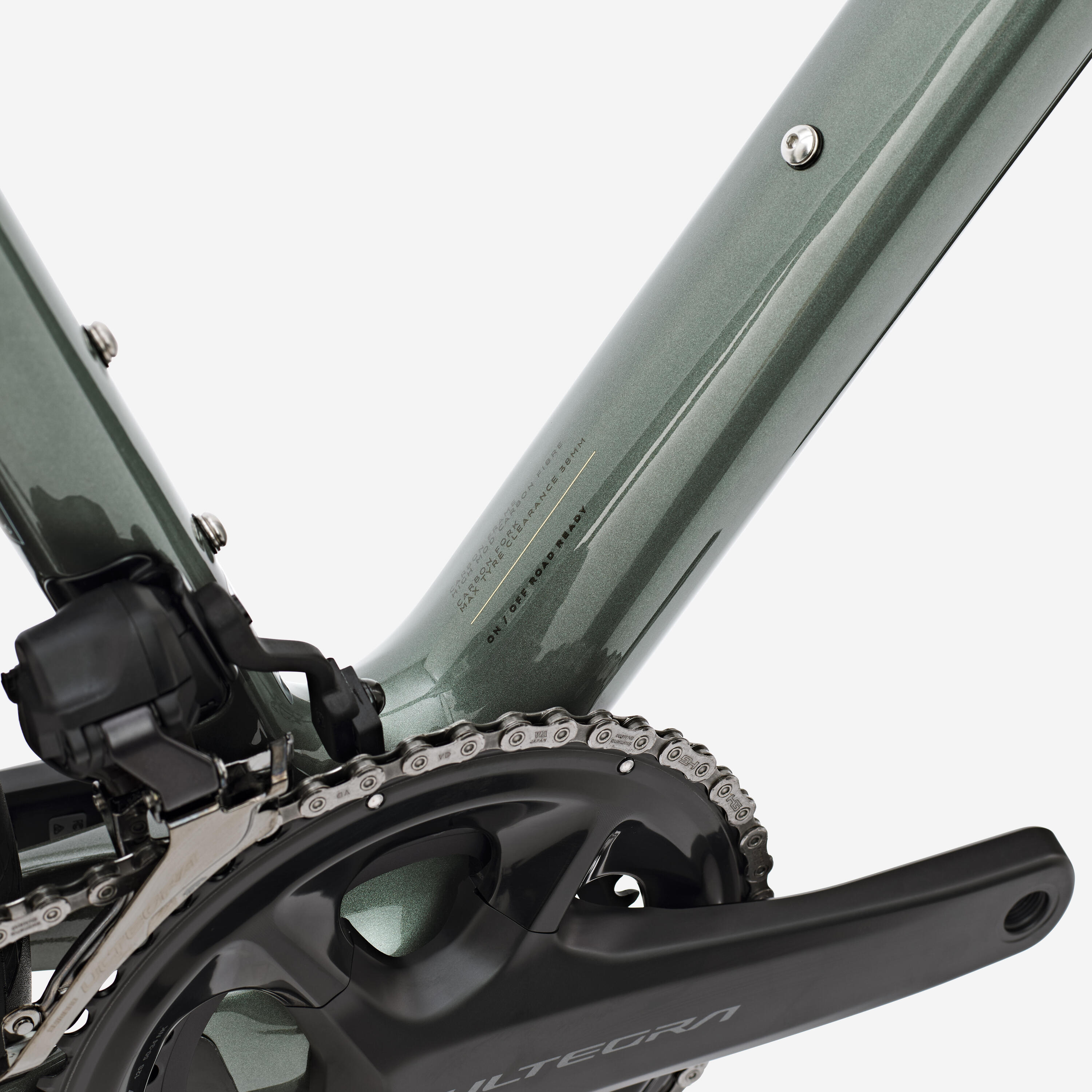 Endurance Rennrad EDR CF Ultra Shimano Ultegra Di2 grün/kaki