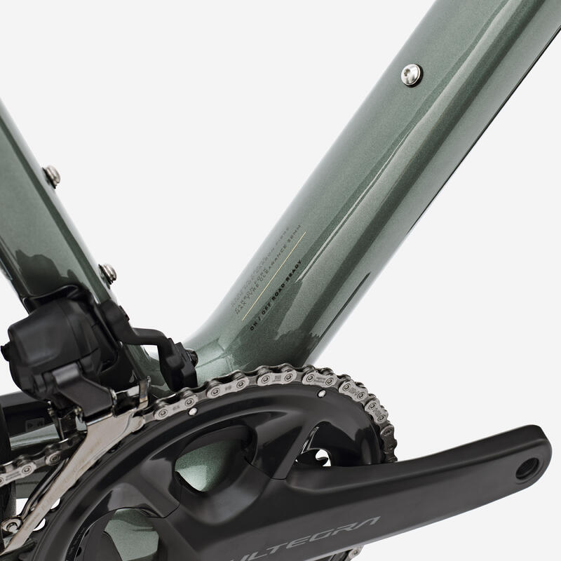 Bicicletă șosea Endurance Shimano Ultegra Di2, EDR CF ULTRA Verde Kaki