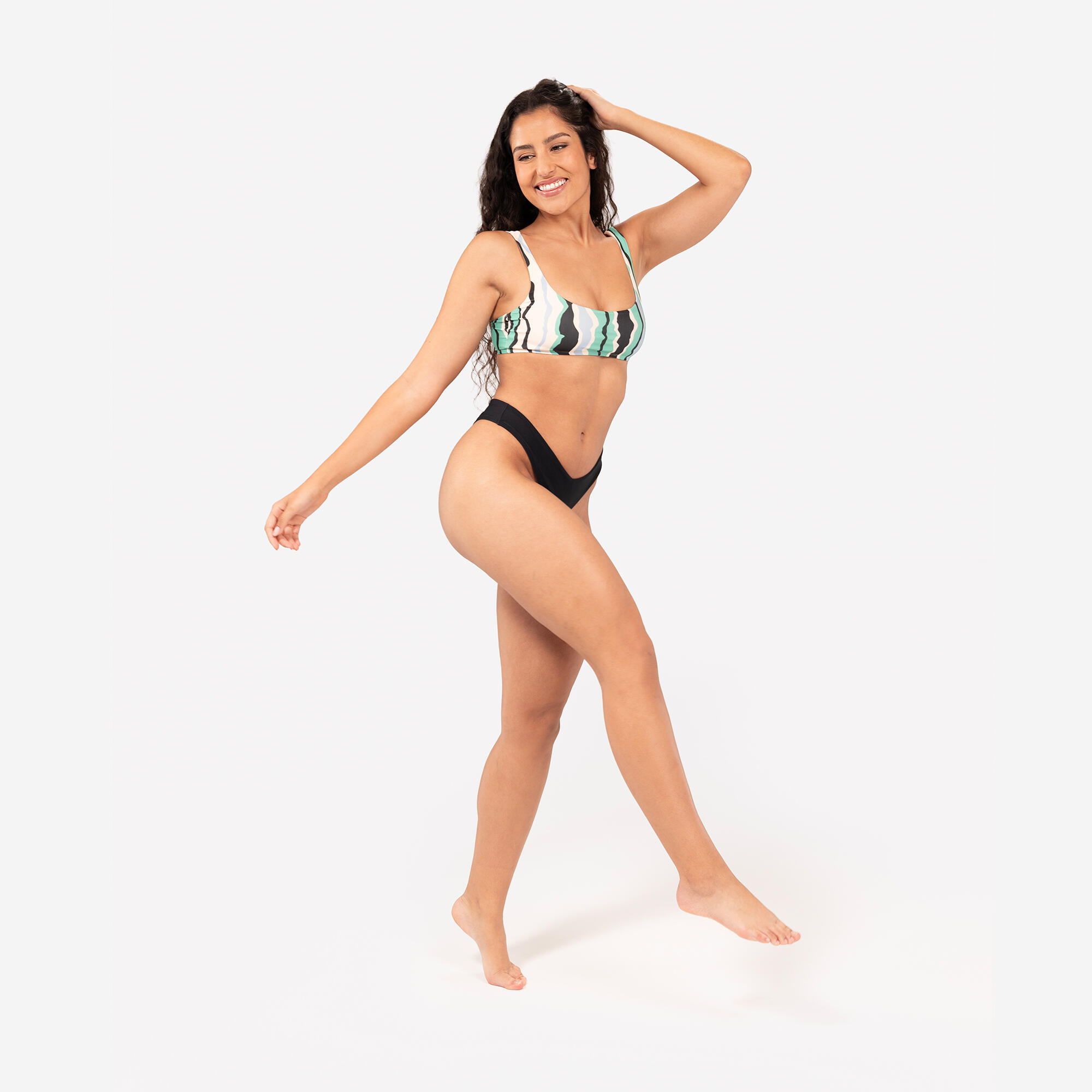 Cueca Brasileira em V / Asa delta Mulher - Preto  - EDIÇÃO LIMITADA 6/8
