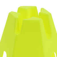 وحدات تدريب cones لكرة القدم 30 سم 6 قطع - لون أصفر.
