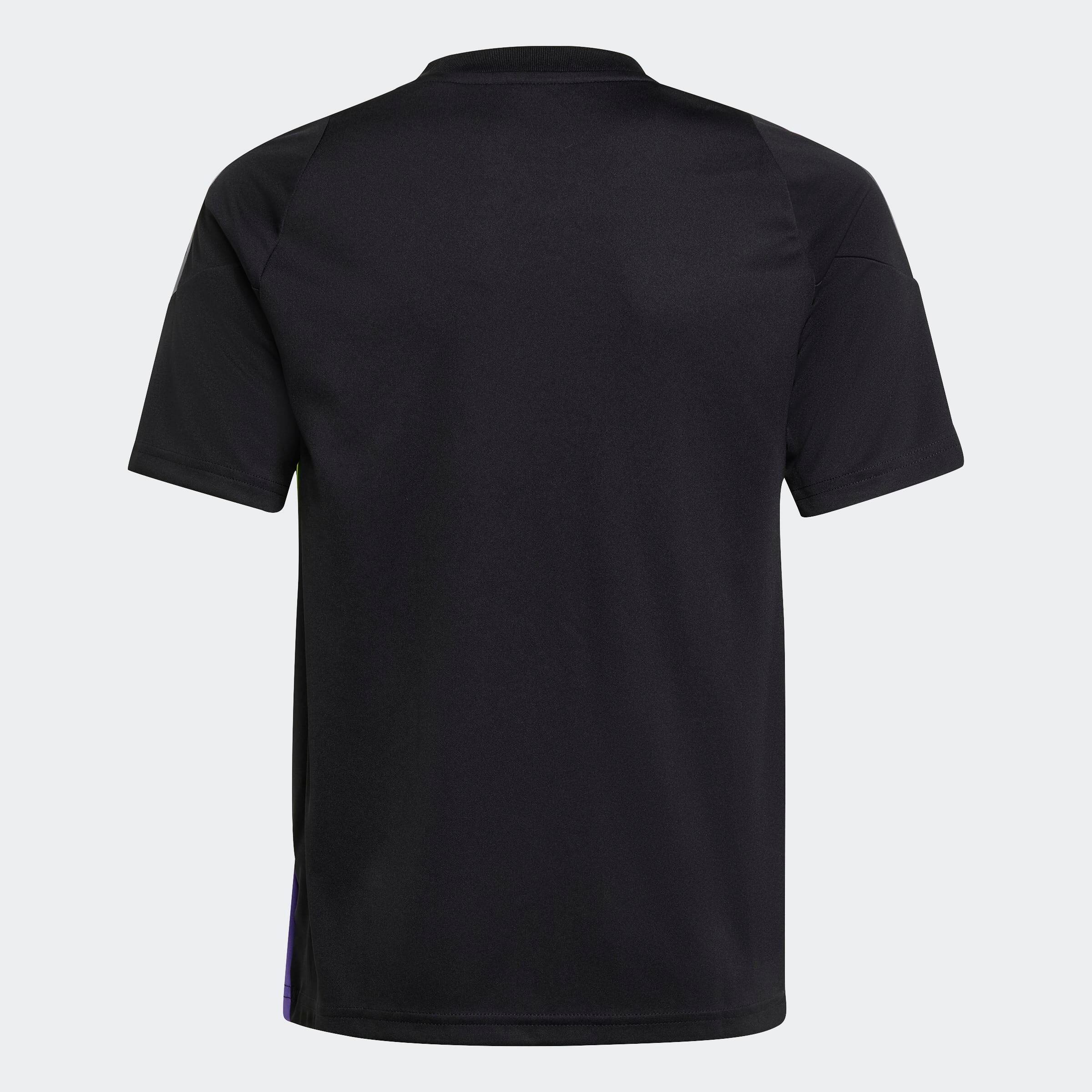 adidas Tiro 24 kind voetbalshirt zwart/paars 4/7