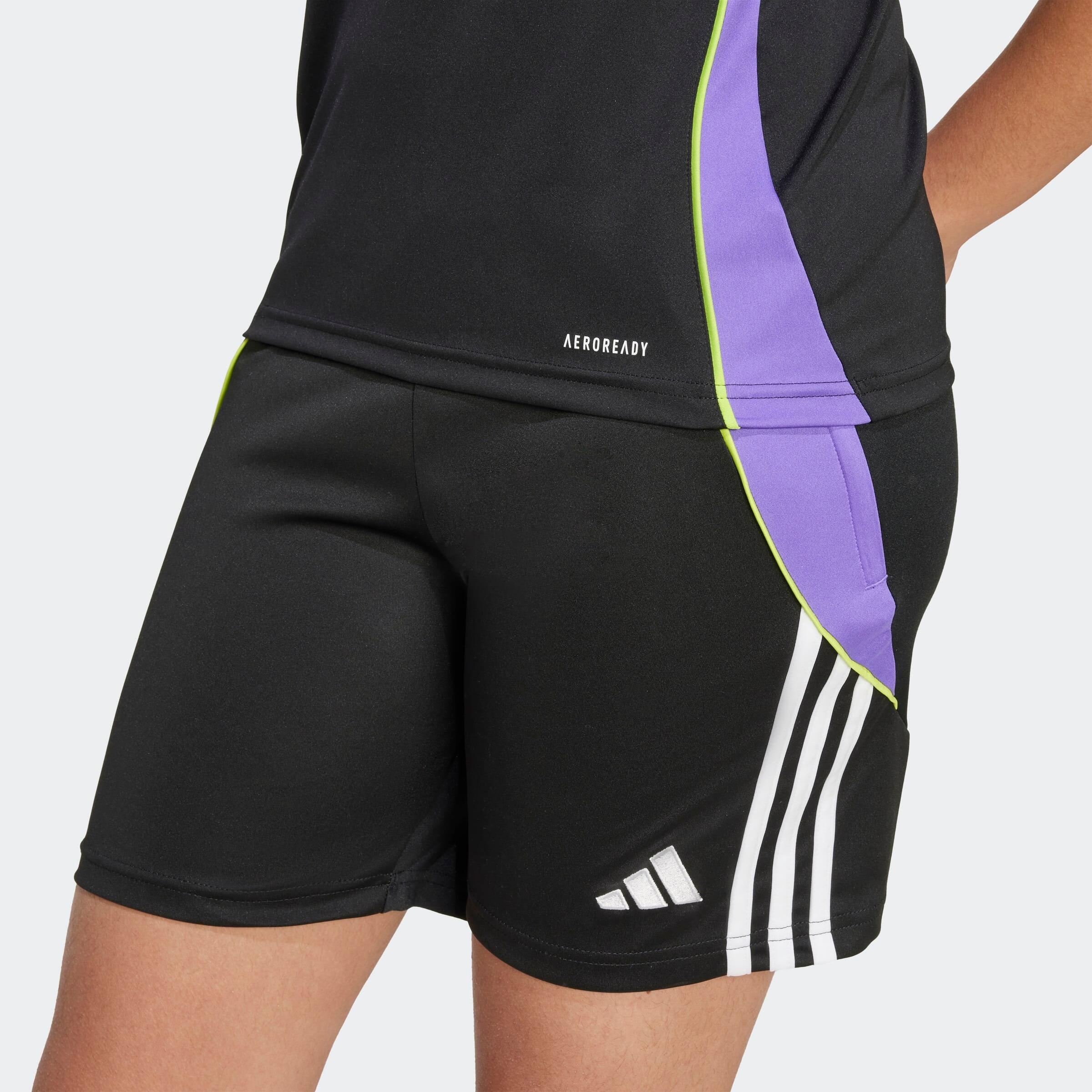 adidas Tiro 24 kind voetbalshirt zwart/paars 5/7