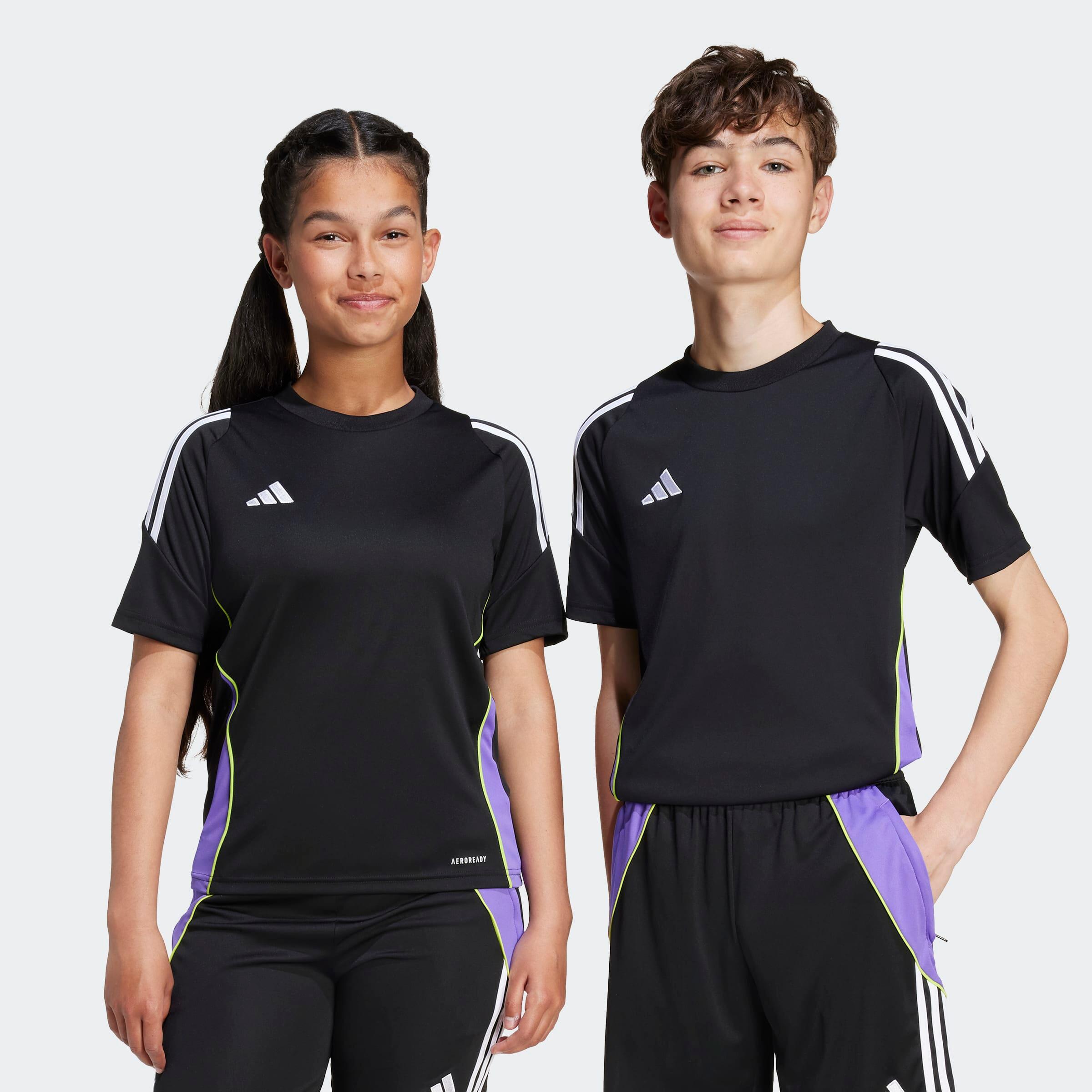 ADIDAS adidas Tiro 24 kind voetbalshirt zwart/paars
