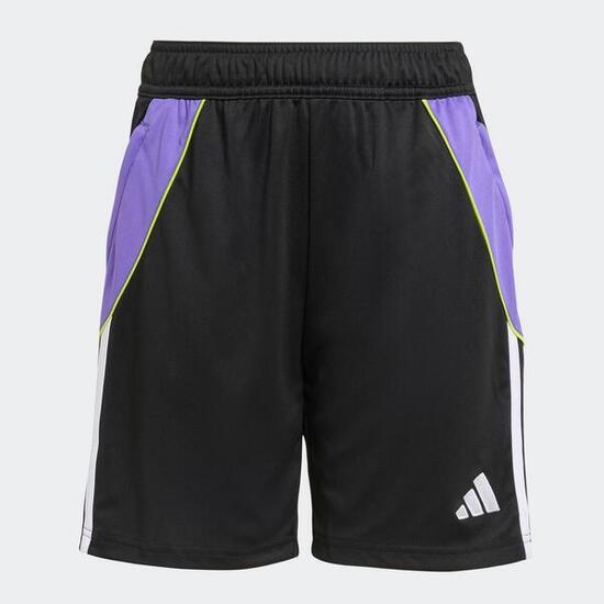 Pantaloncini allenamento bambino Tiro 24 nero-viola