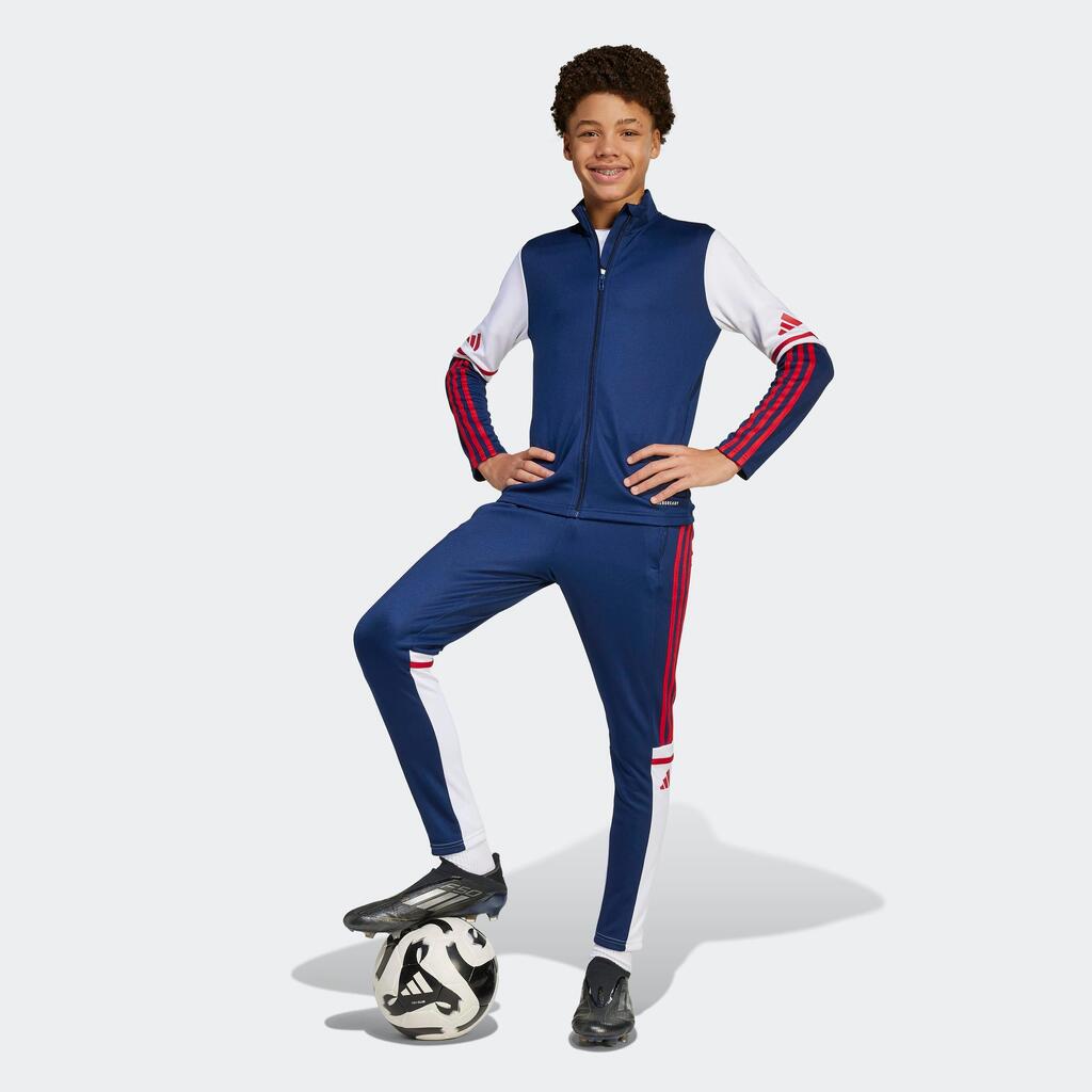 Kids' Squadra 25 Training Bottoms - Navy Blue/White