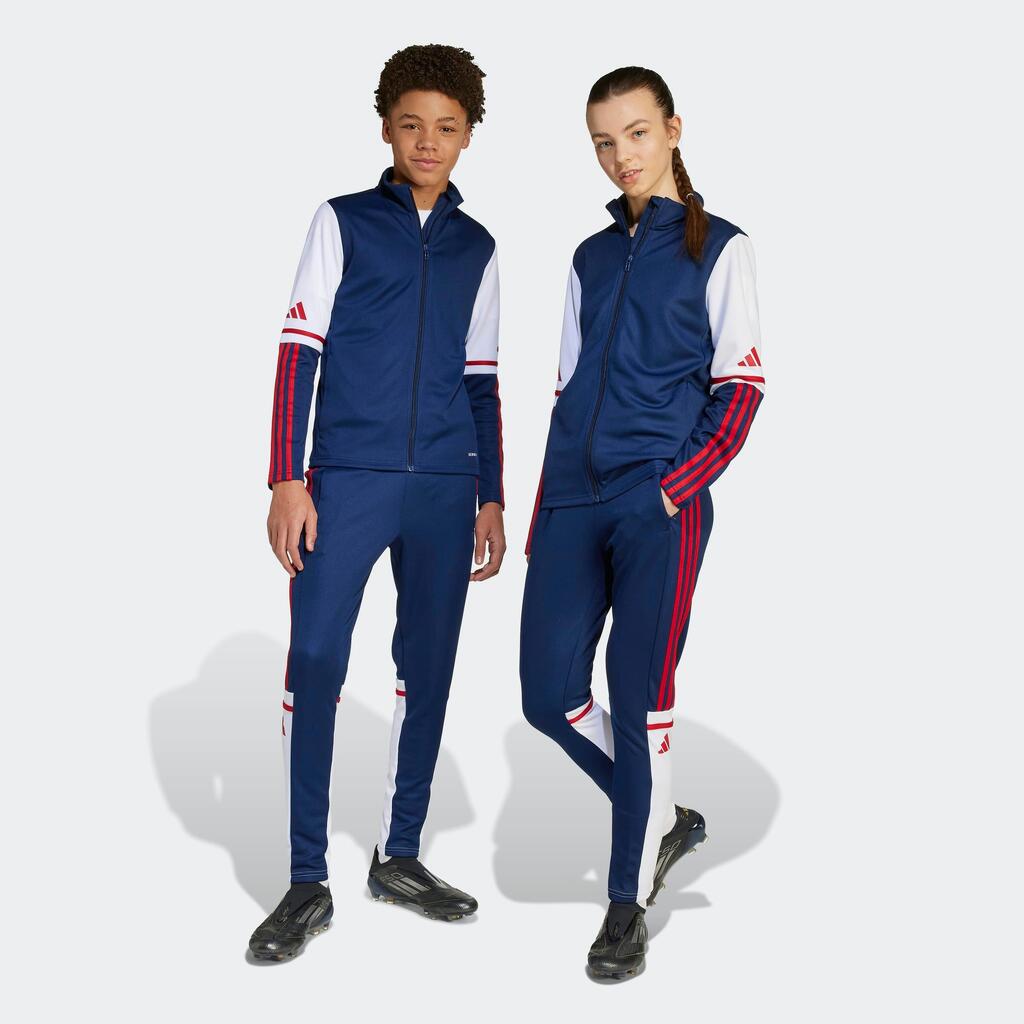 Kids' Squadra 25 Training Bottoms - Navy Blue/White