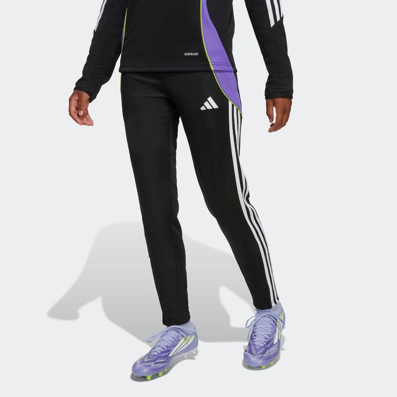 Pantalon de antrenament Tiro 24 Copii Negru-Violet