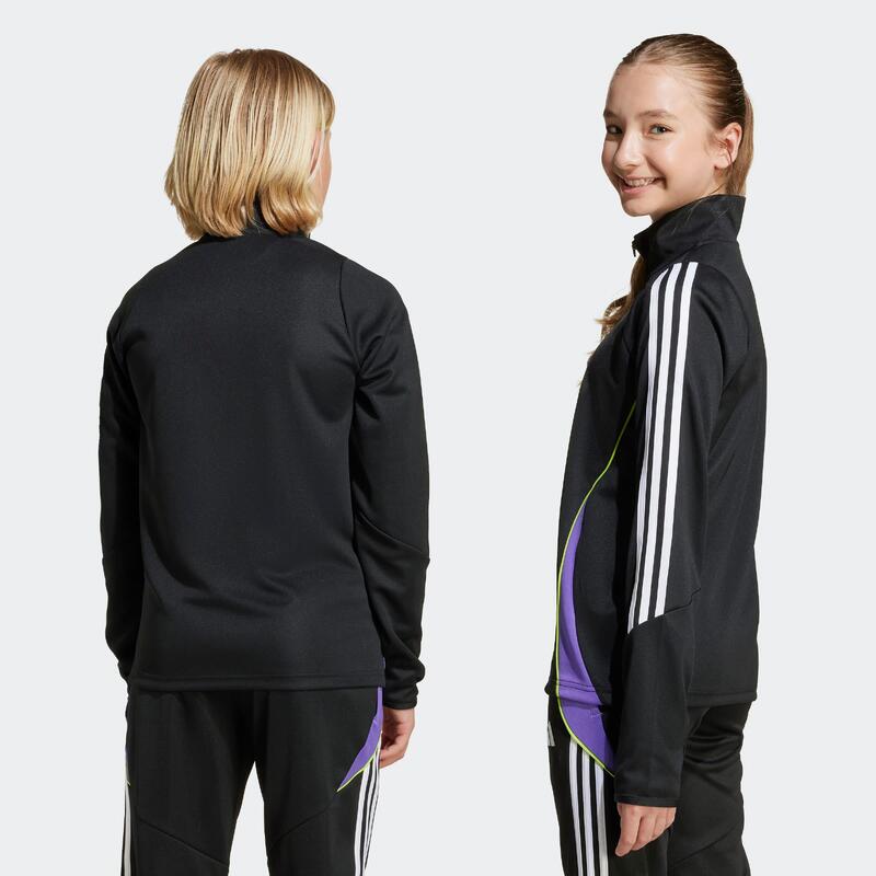 Pantalon de antrenament Tiro 24 Copii Negru-Violet