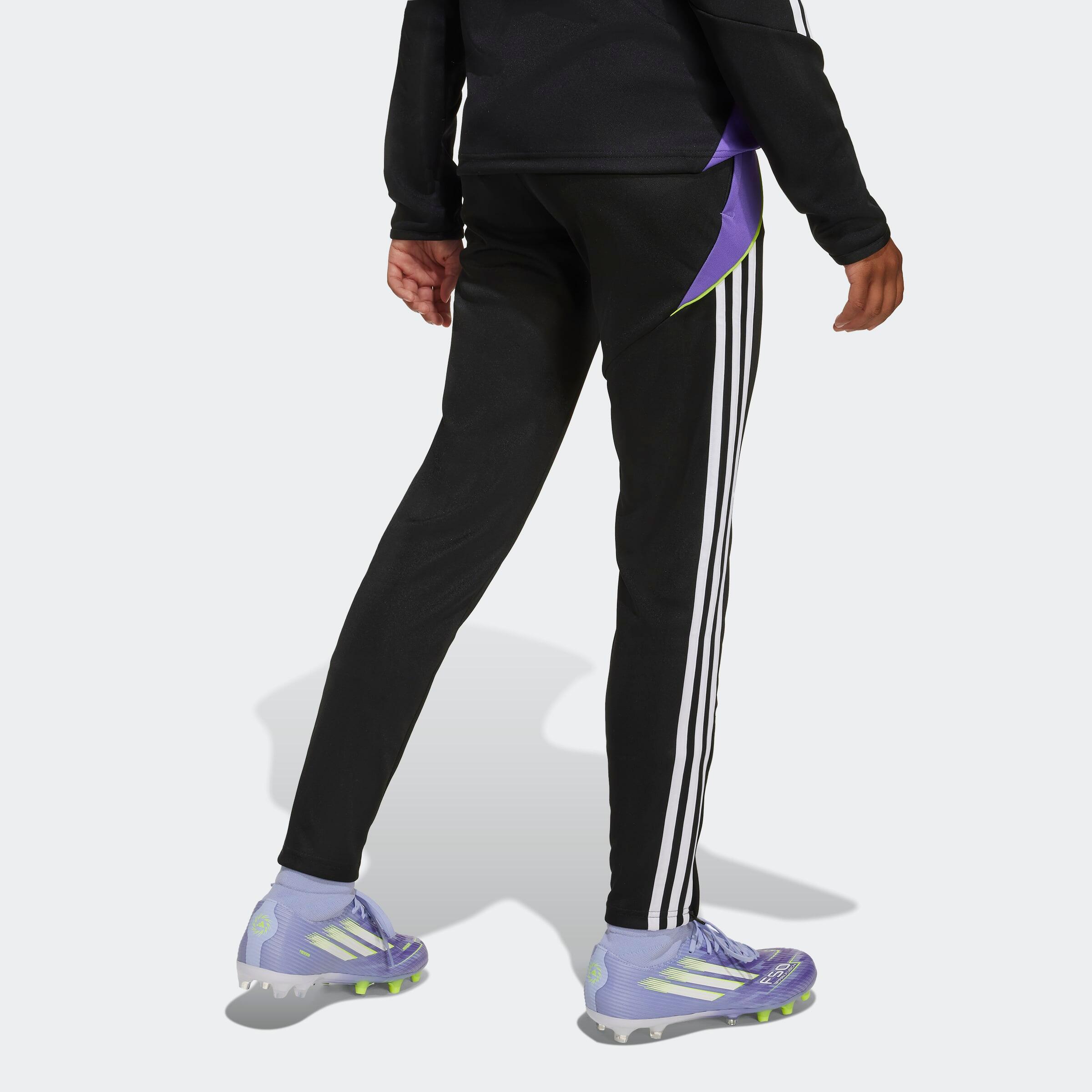 Pantalon d'entraînement Tiro 24 Enfant Noir/Violet 5/8