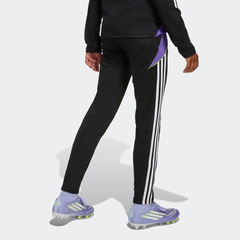 Pantalon de antrenament Tiro 24 Copii Negru-Violet