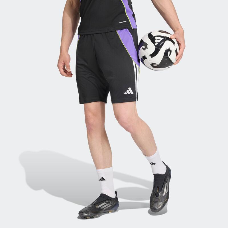 Short de football Tiro 24 Adulte Noir/Violet