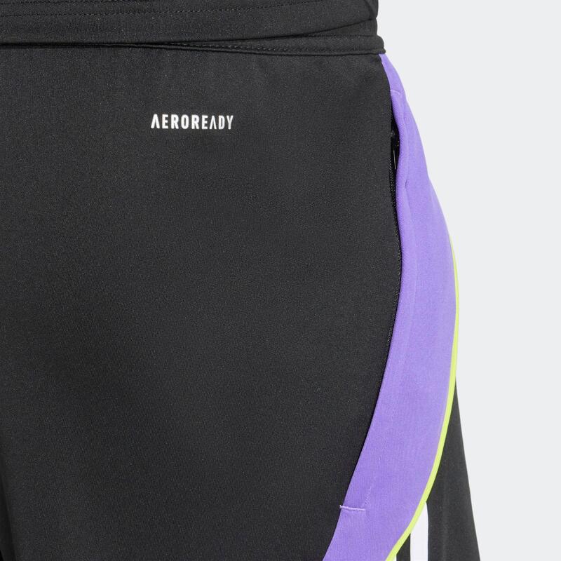 Short de football Tiro 24 Adulte Noir/Violet