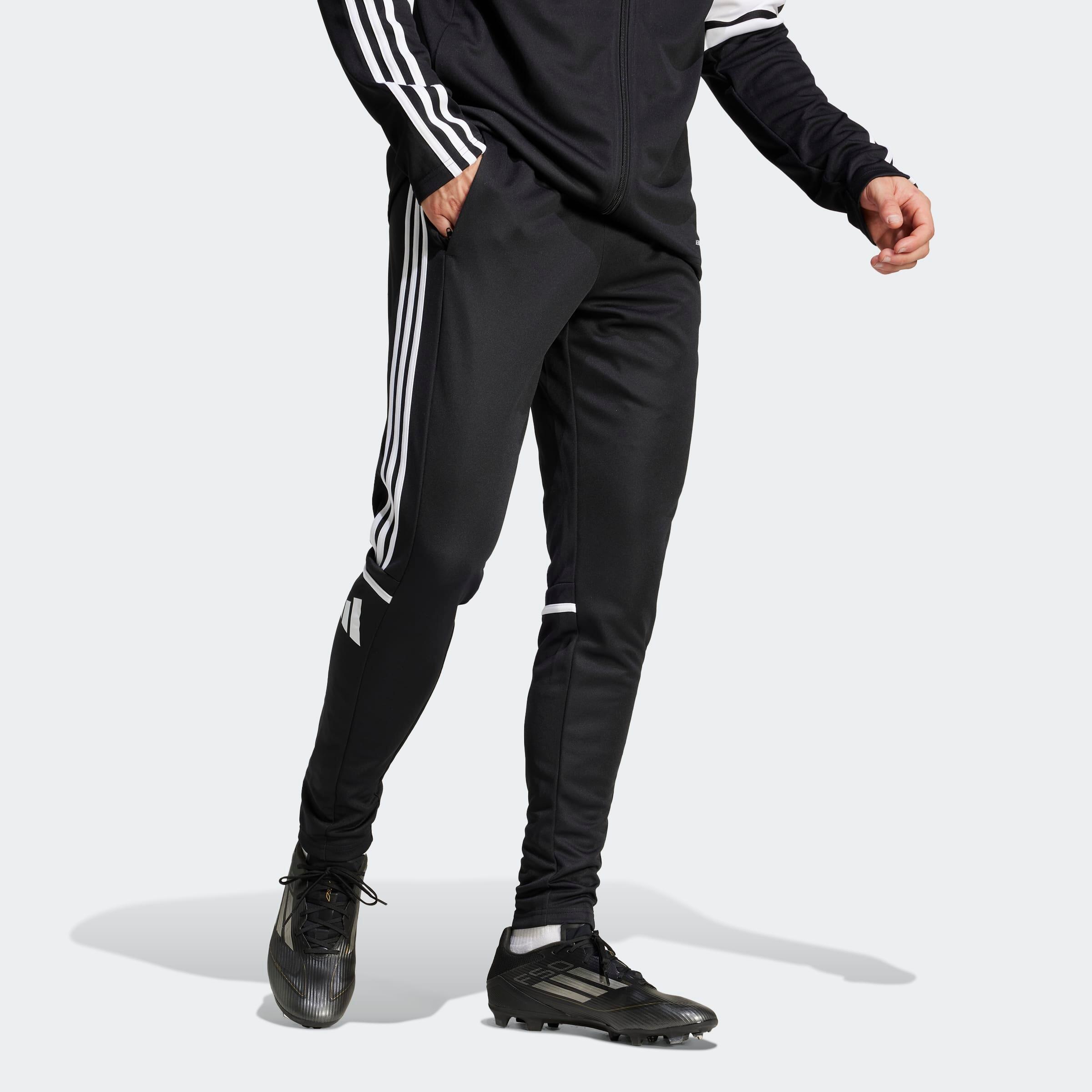 Calças de Treino Futebol Adulto Squadra 25 Preto/Branco 4/7