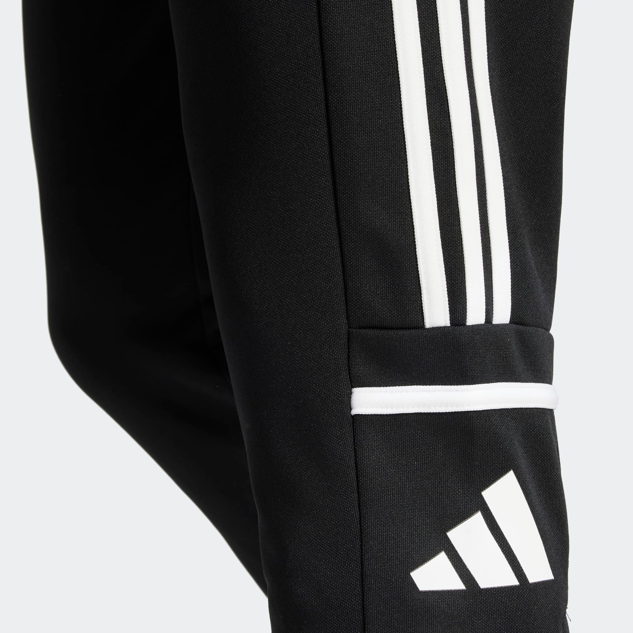 Calças de Treino Futebol Adulto Squadra 25 Preto/Branco 6/7