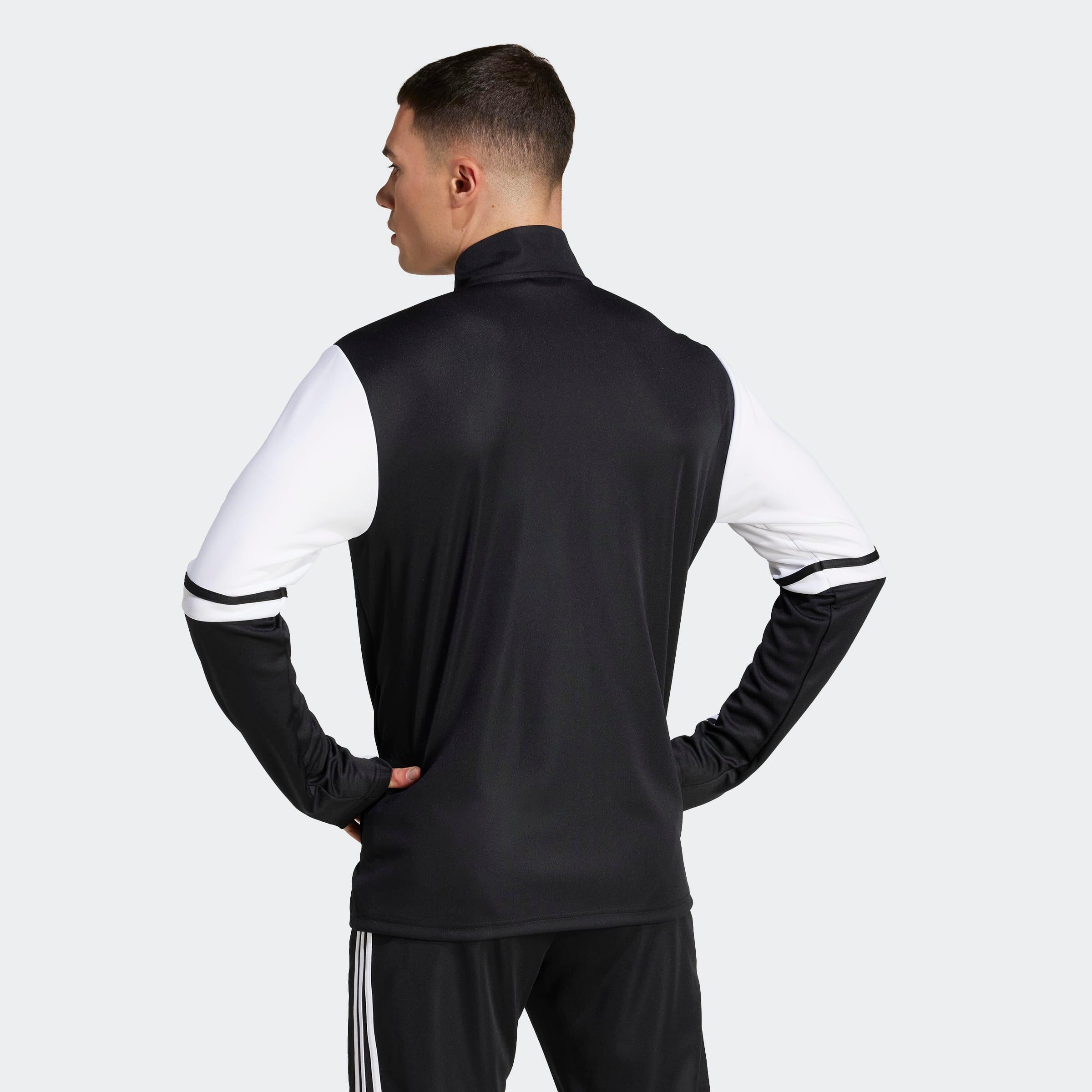 Casaco de Treino Futebol Adulto Squadra 25 Preto/Branco 4/7