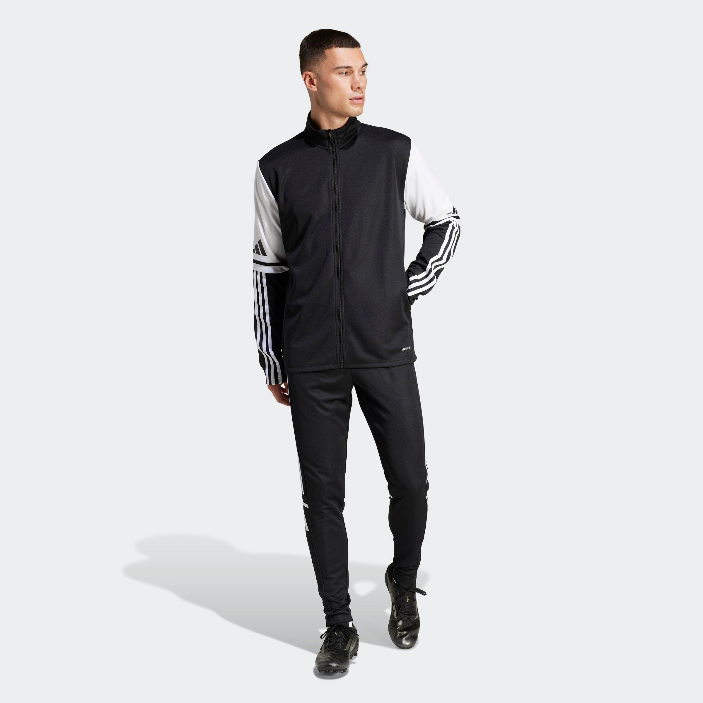 Casaco de Treino Futebol Adulto Squadra 25 Preto/Branco 5/7