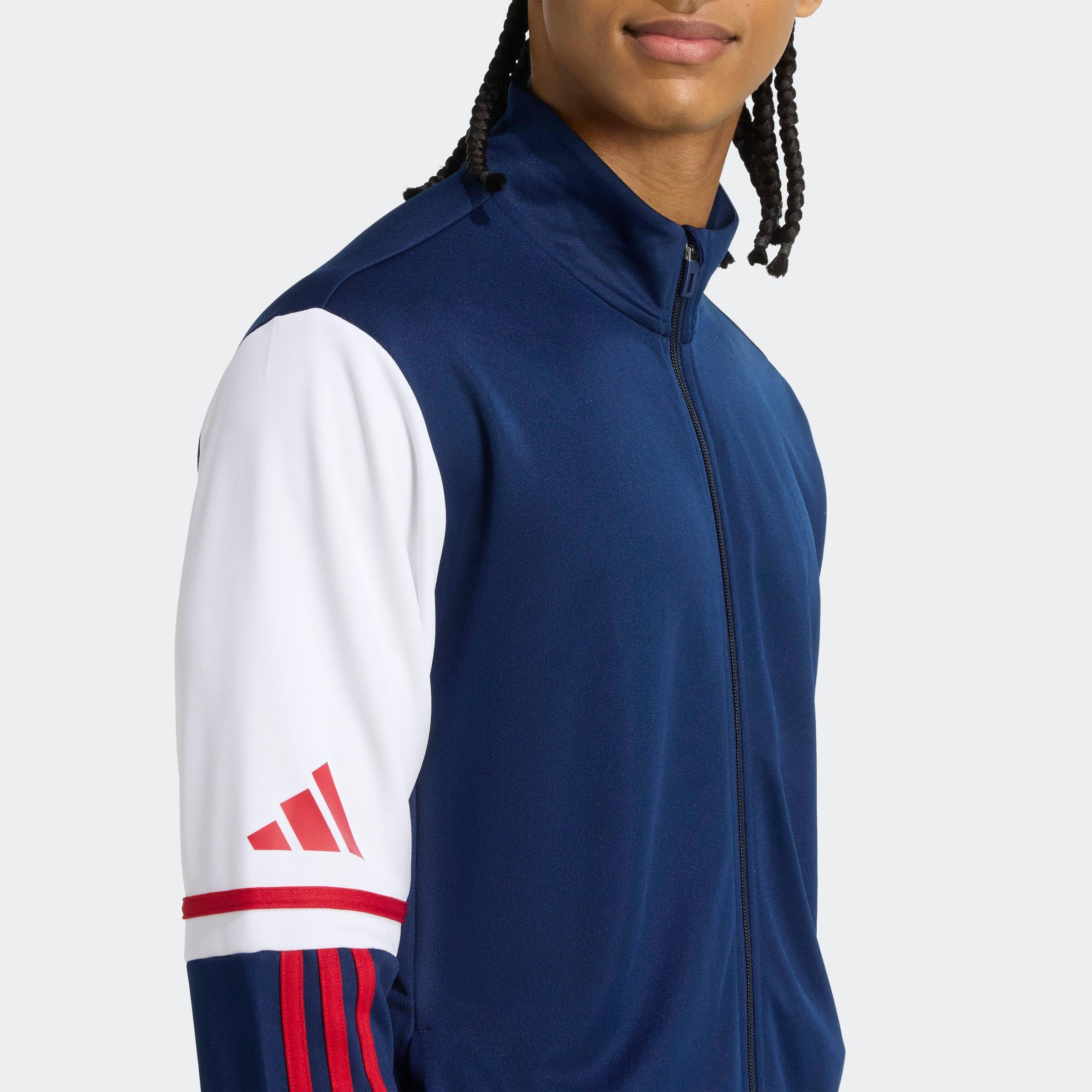 Veste d'entraînement adidas Squadra 25 Adulte Bleu Navy/Blanc 6/6