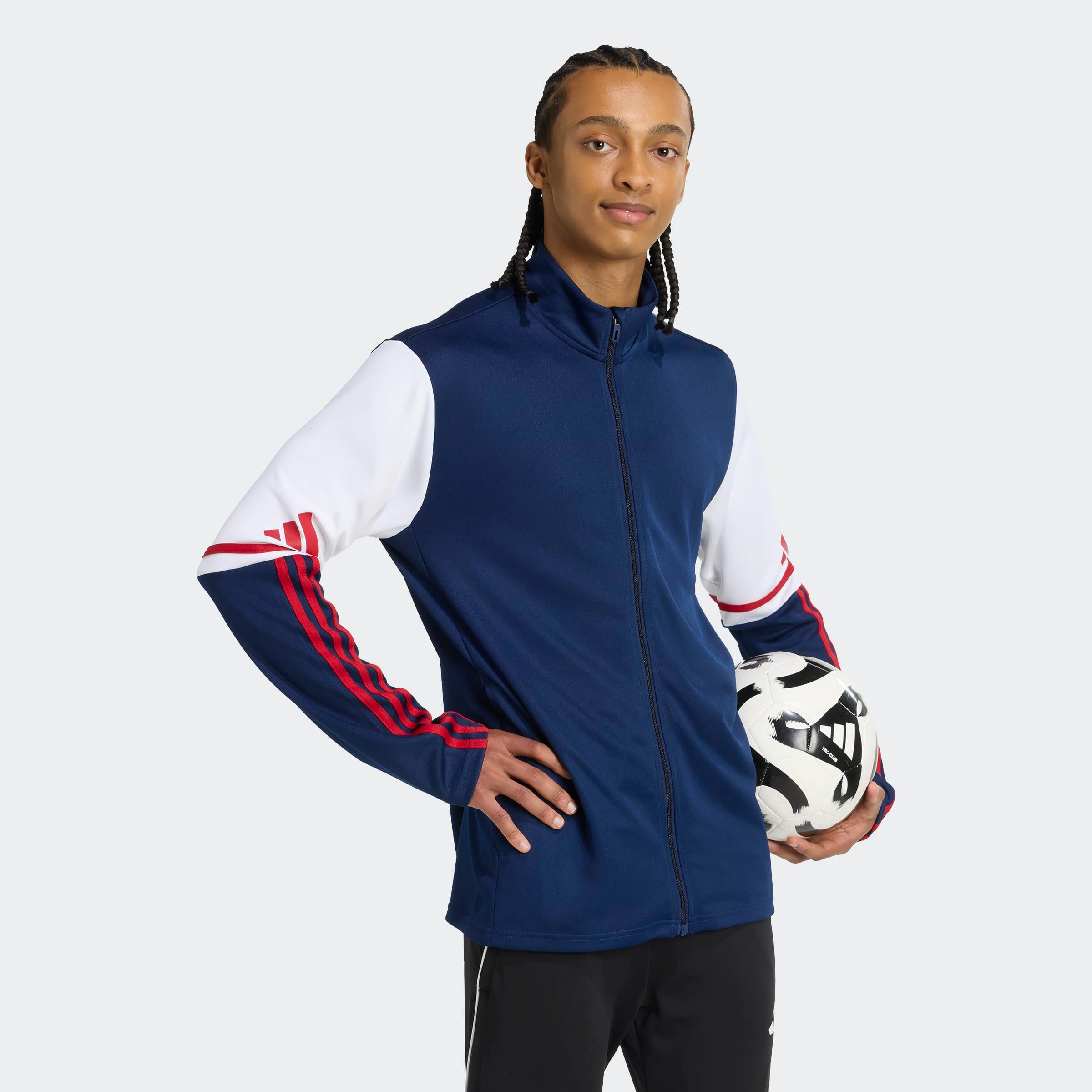 Veste d'entraînement adidas Squadra 25 Adulte Bleu Navy/Blanc 3/6
