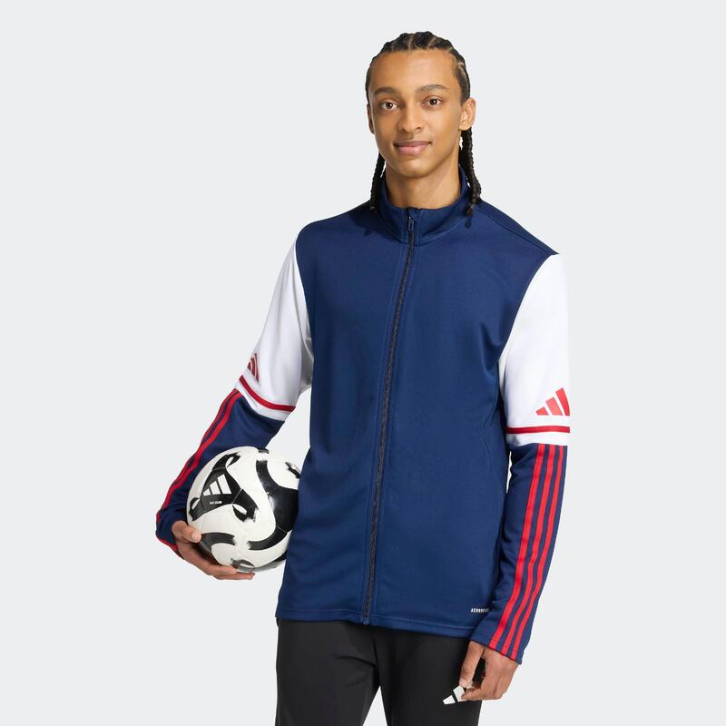 Veste d'entraînement adidas Squadra 25 Adulte Bleu Navy/Blanc