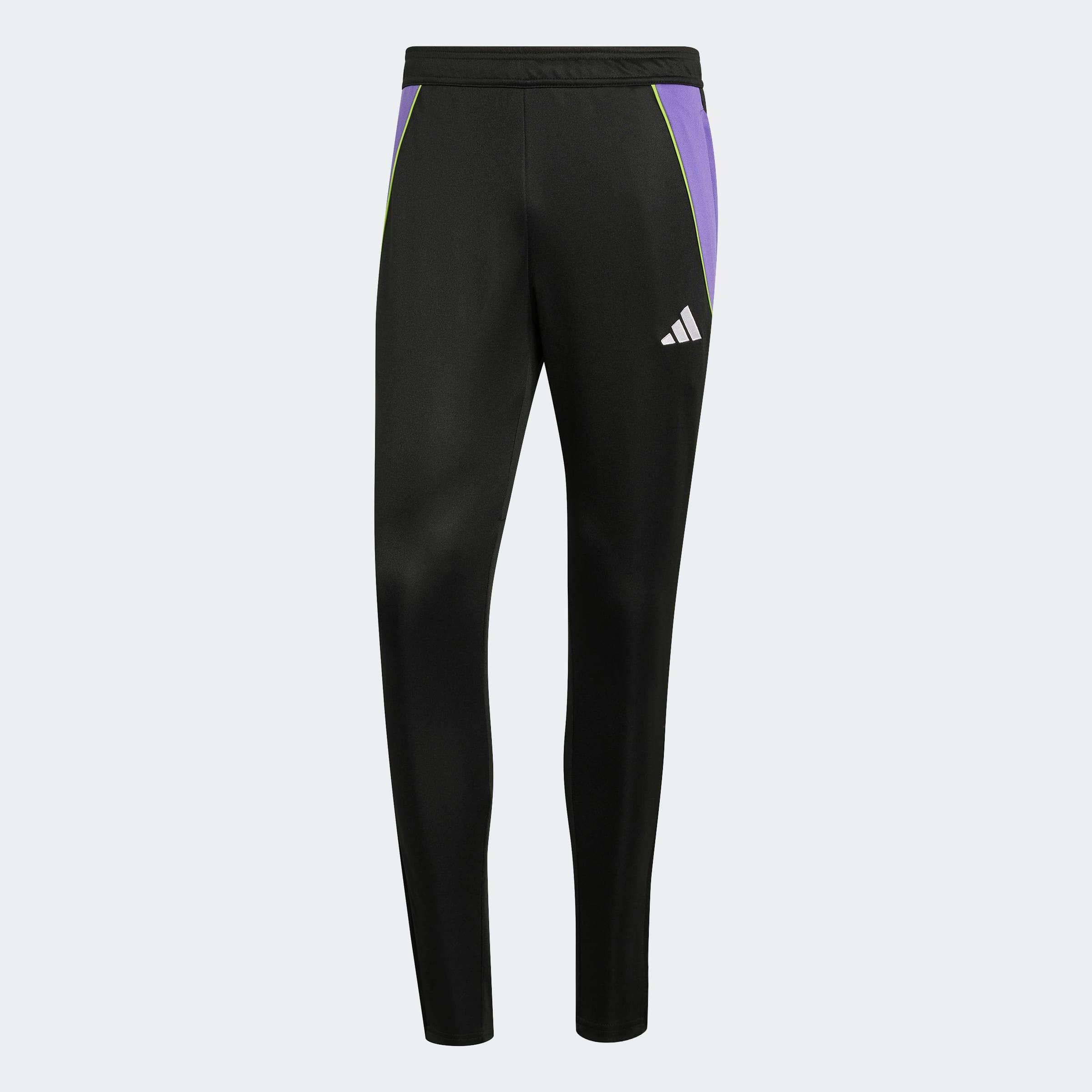 Adidas Damen/Herren Fußball Trainingshose – Tiro 24 schwarz/violett | 04068809813098 Adidas Damen/Herren Fußball Trainingshose – Tiro 24 schwarz/violett | 04068809813098
