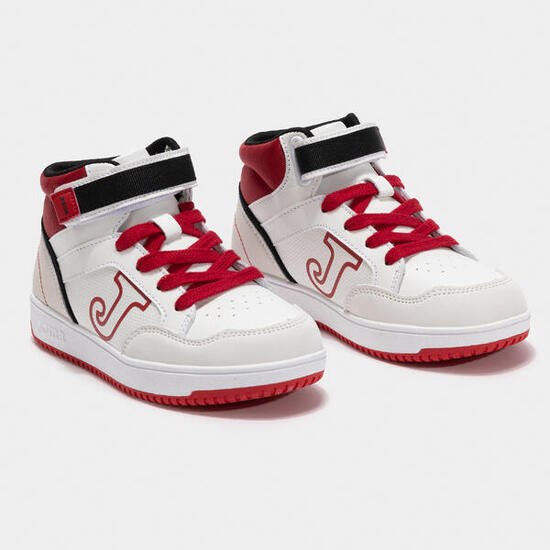 Zapatillas deportivas velcro alta niños Joma Berry blanco del 27 al 35