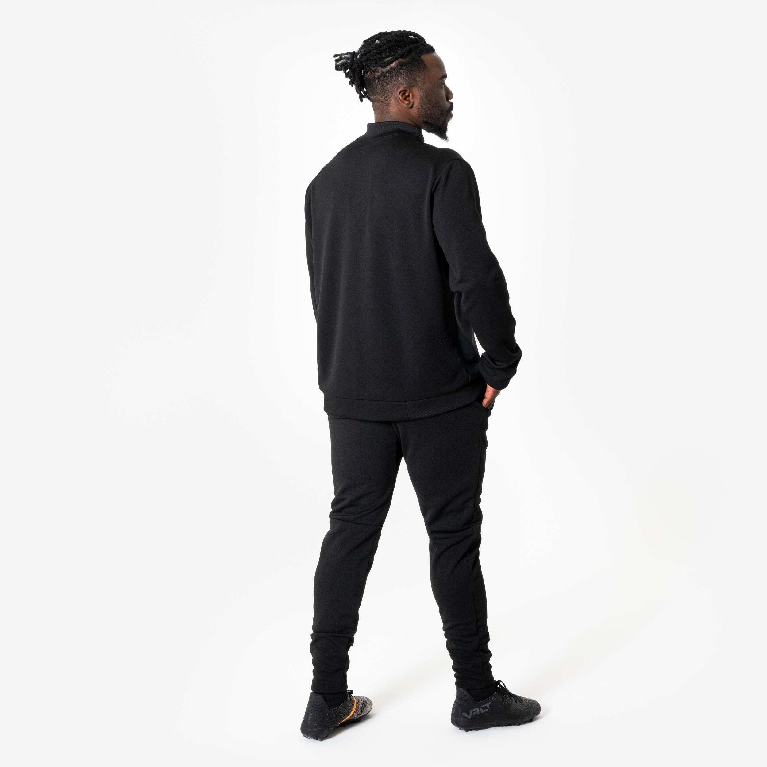 Men Football Track Pants - Black