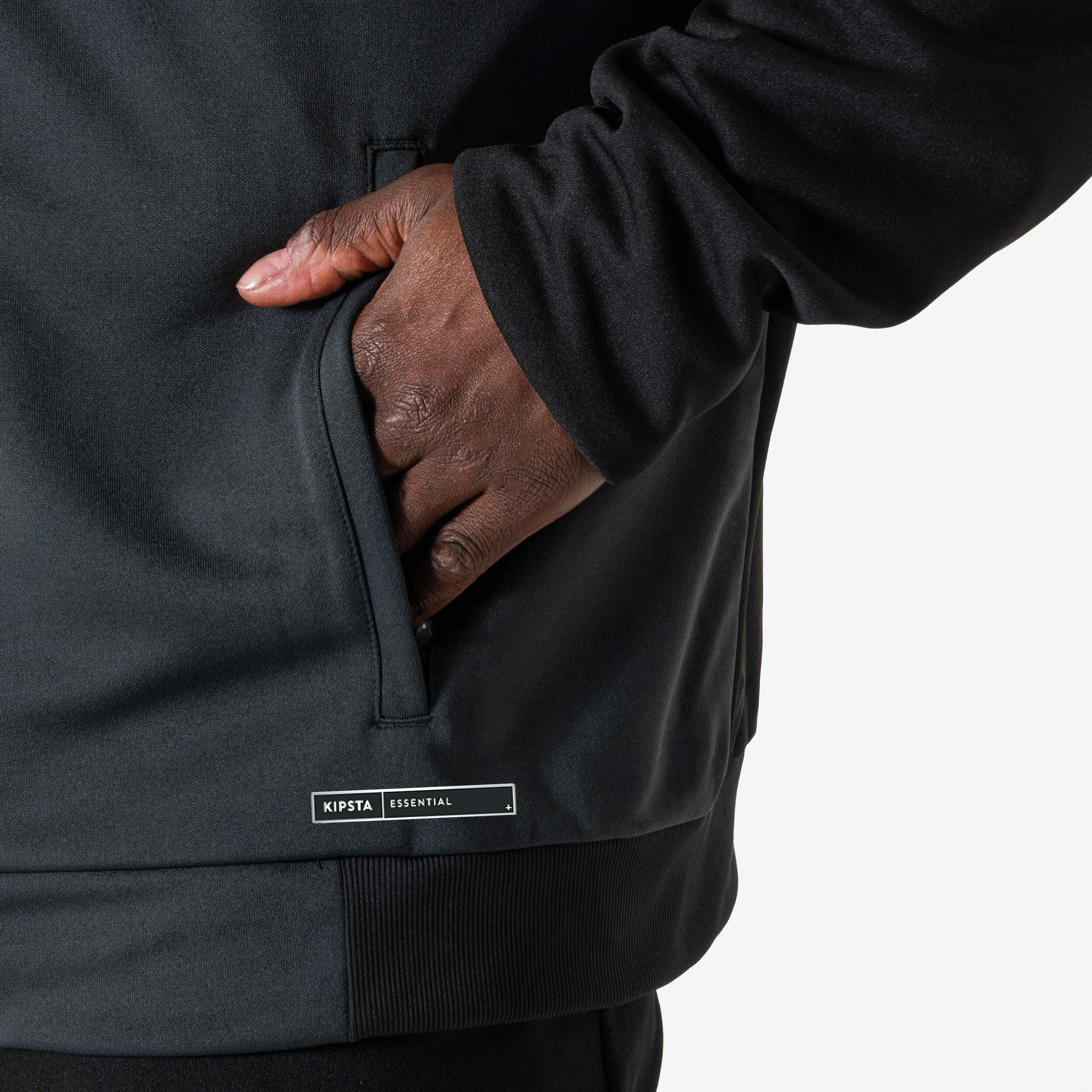 Football Jacket Training  Essential - Black/Grey