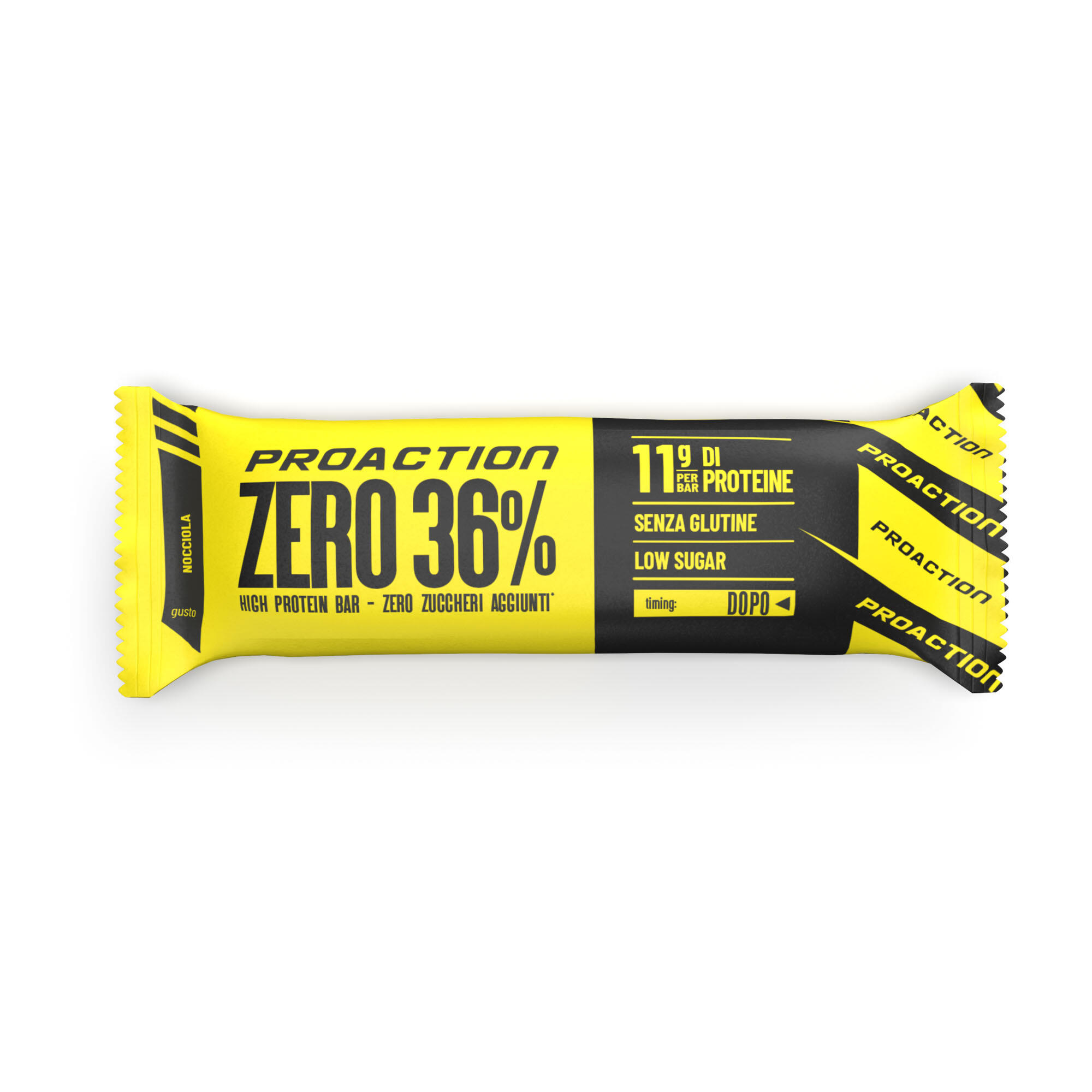 PRO ACTION BARRETTA PROTEICA PRO ACTION ZERO 36% NOCCIOLA