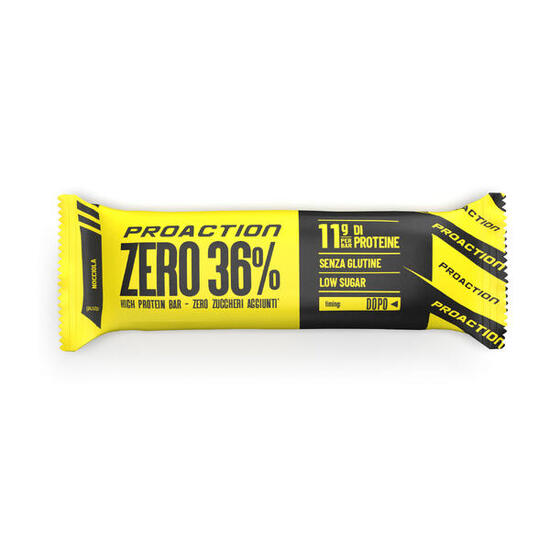 BARRETTA PROTEICA PRO ACTION ZERO 36% NOCCIOLA