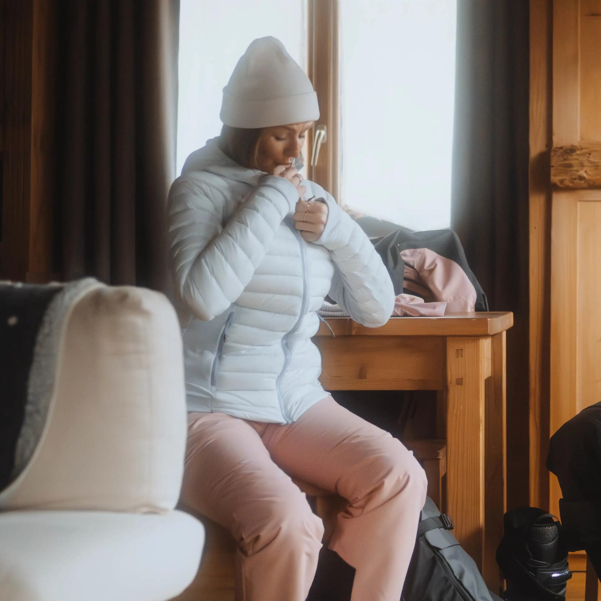 doudoune en duvet femme