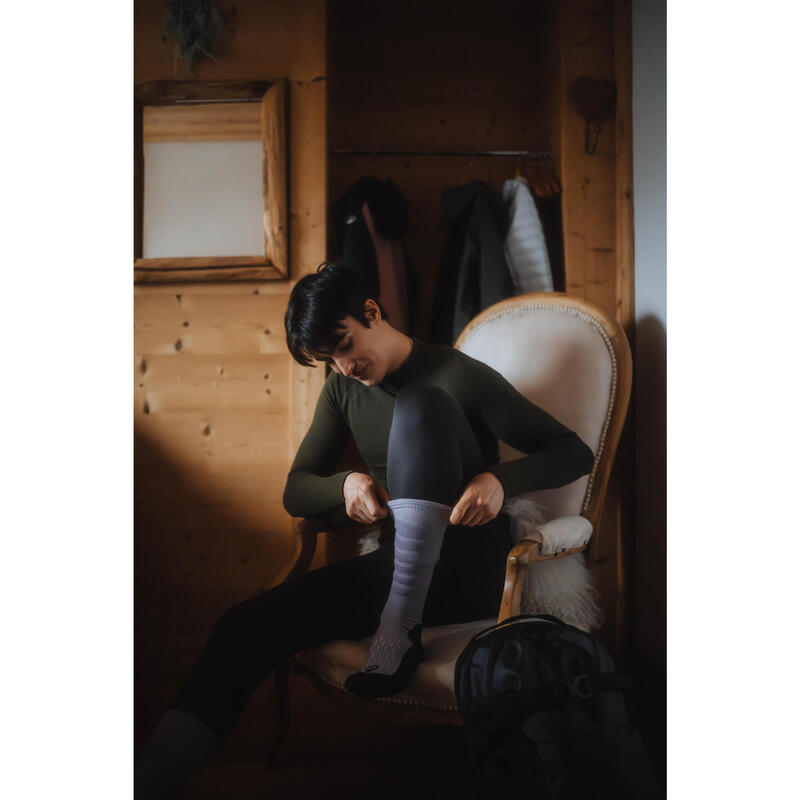 Șosete termice de schi, călduroase și confortabile, 500 mov, adulți