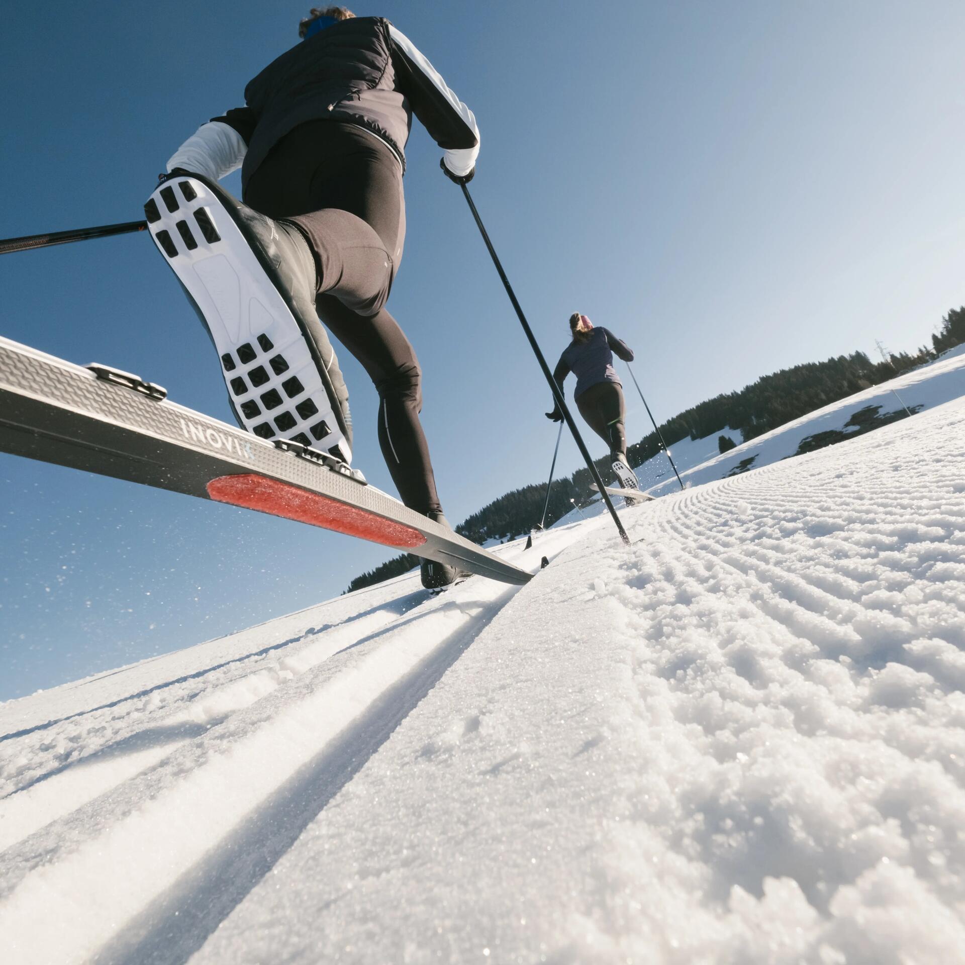Ski de fond classique skieur expert
