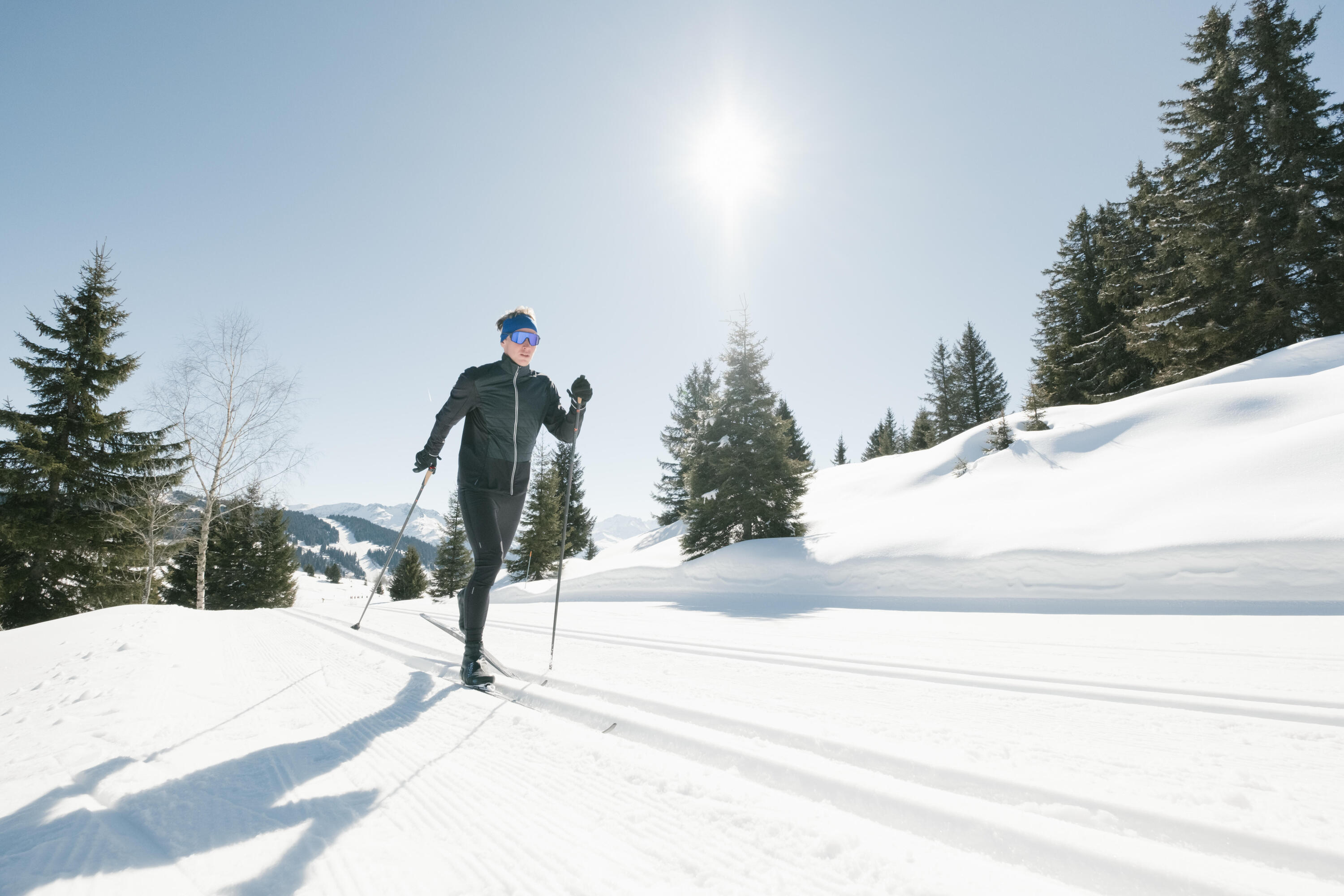 Manteau de ski de fond chaud et respirant homme, XCS 500 8/9
