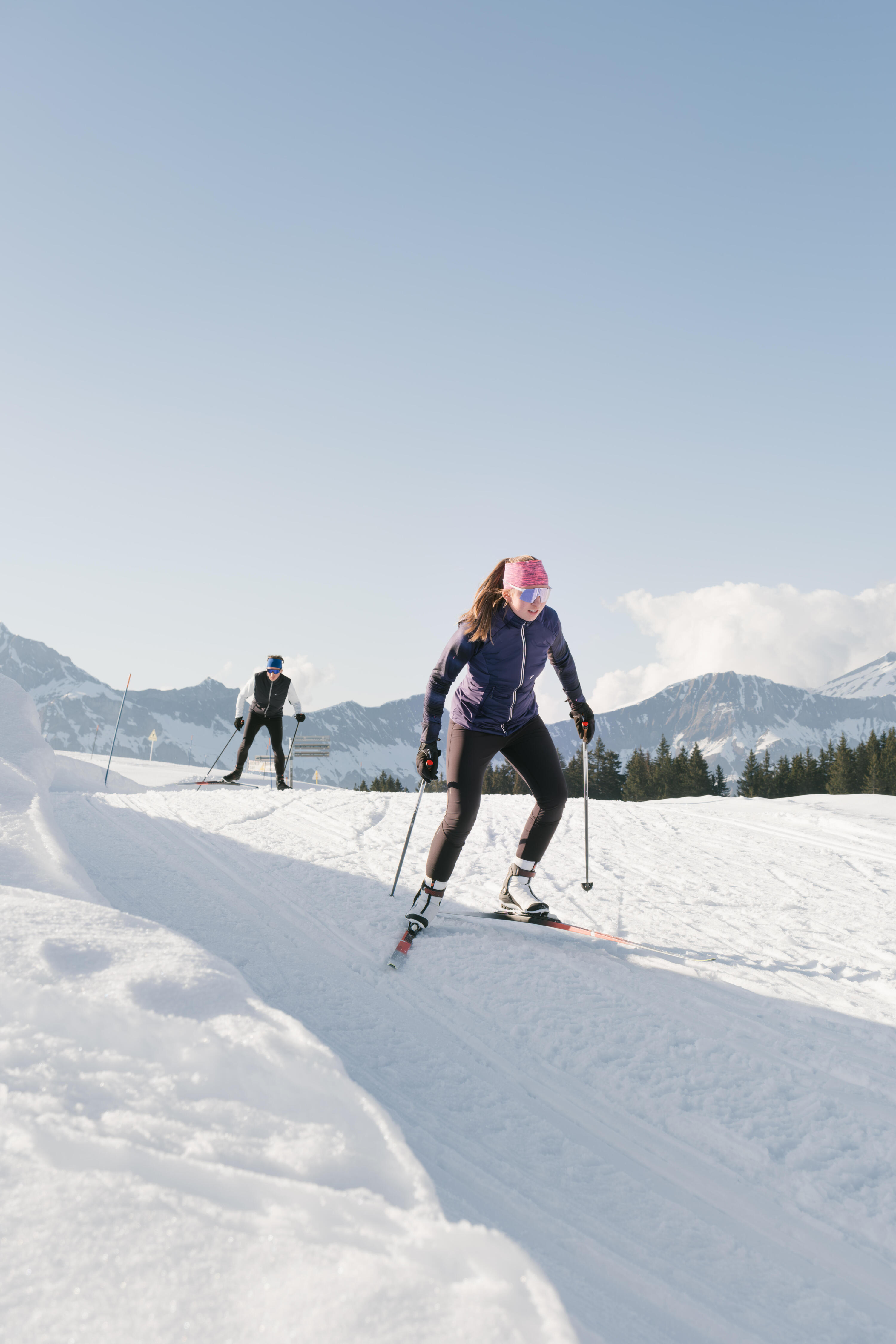 Veste sans manches de ski de fond femme, 500 8/10