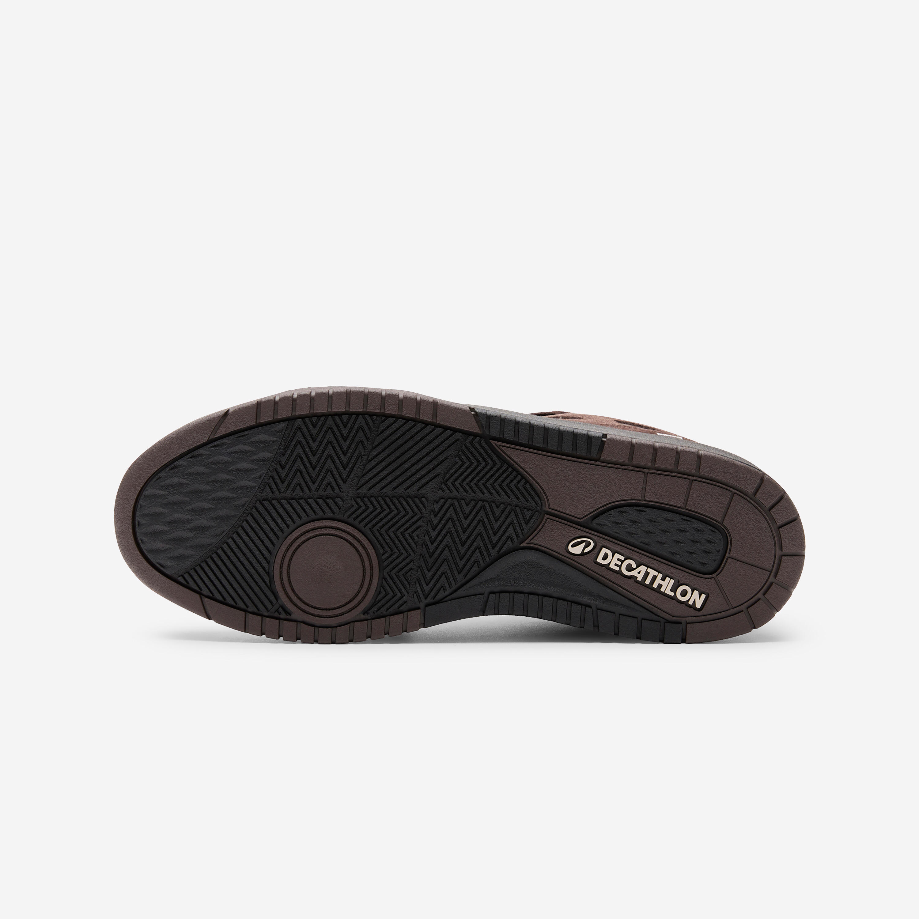 Baskets en cuir et daim homme CJ80 marron 5/8