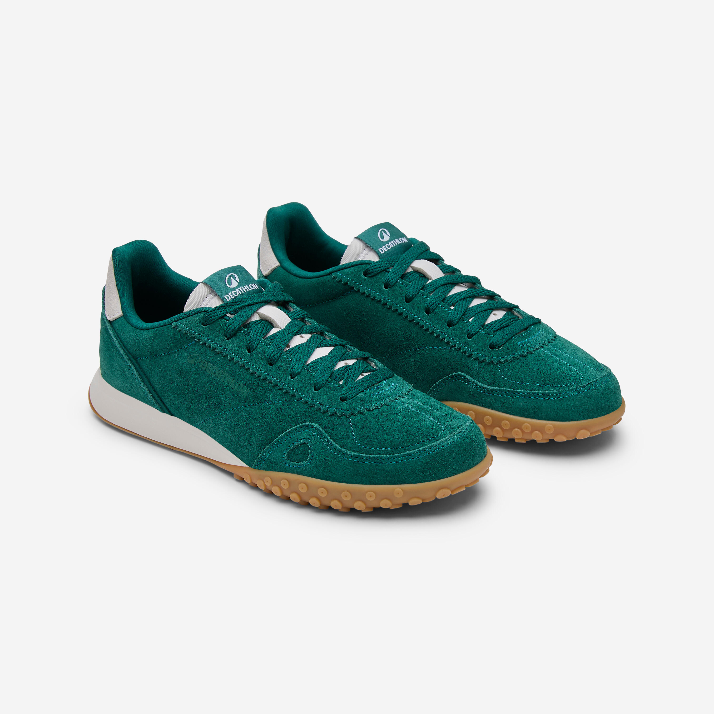 Baskets en daim femme RL70 vert 2/8